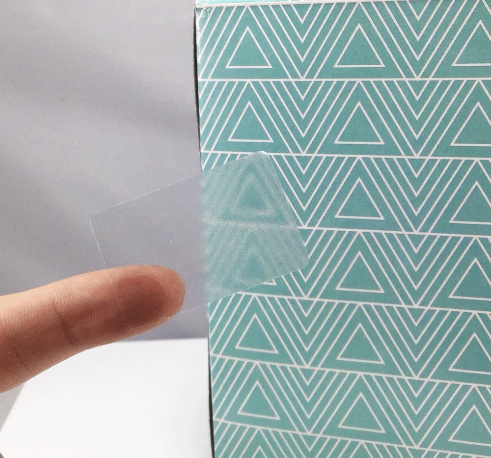 Ultra Clear Retail Wafer Seals for Mailing Packaging 1 x 1.5 Inch 500 Adhesive Stickers