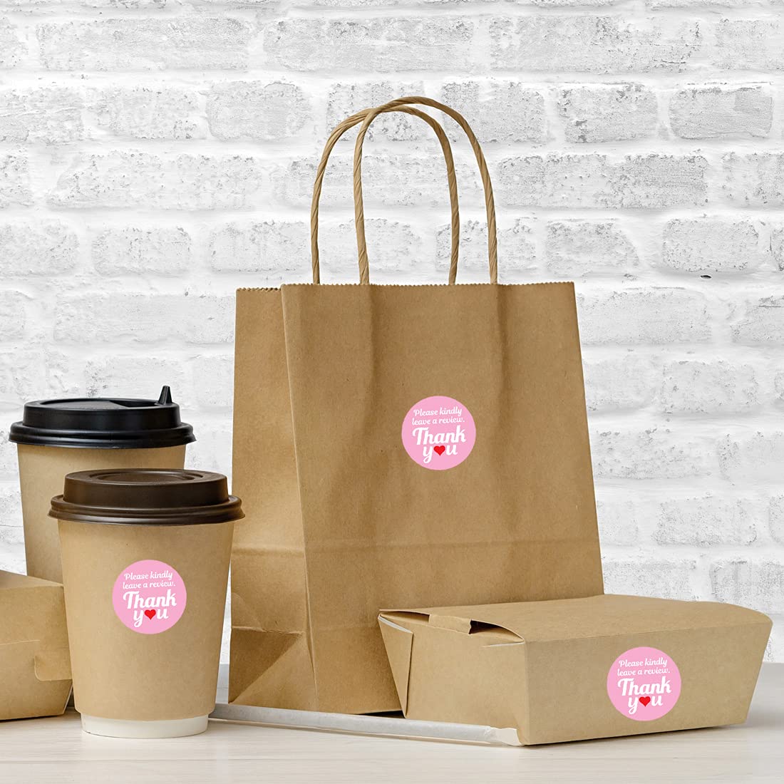 Superb Home Please Kindly Leave A Review Thank You Stickers 1000 Black & 1000 Pink 1” Round Packaging Labels Compatible for Amazon Ebay Etsy Shopify Product Reviews Policy Supporting My Small Business