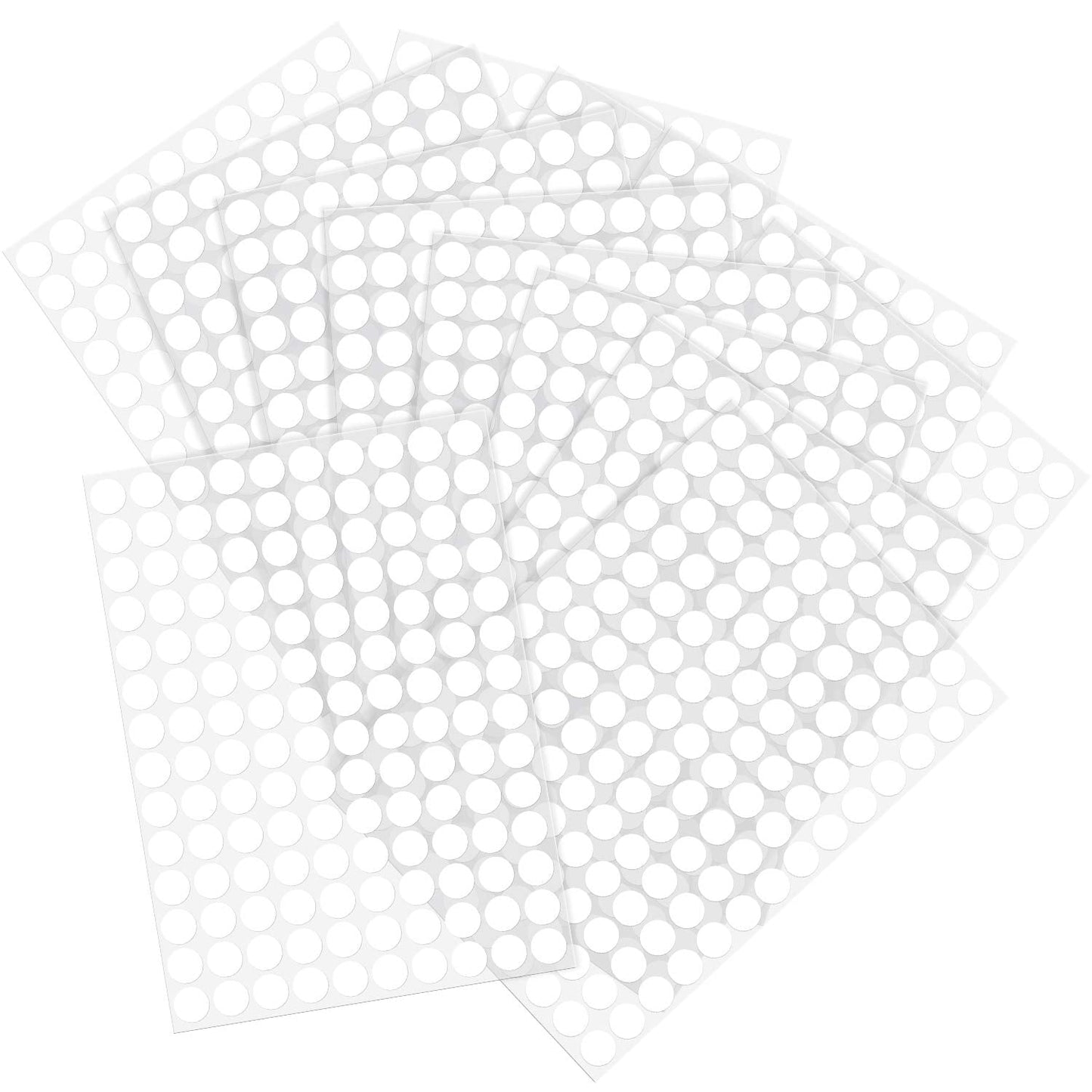 2800 Pieces White Round Dot Stickers 3/4 Inch Diameter Circle Dot Labels