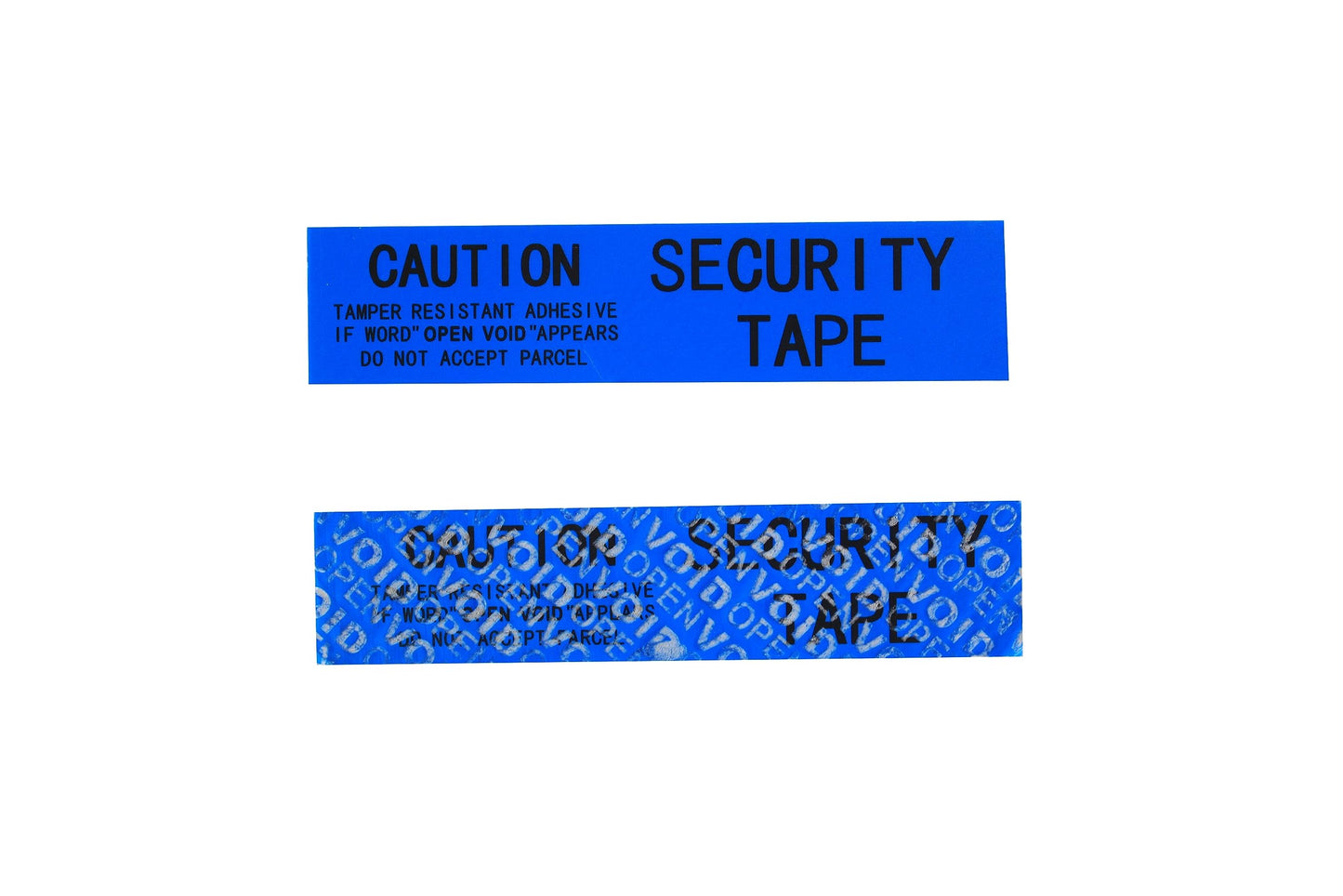 2 Rolls Blue Non-Transfer Tamper Evident Security “VoidOpen” Tapes (1Inch x 50Yards x 2Mil, No Residue Left, Do Not Open if Seal is Broken)