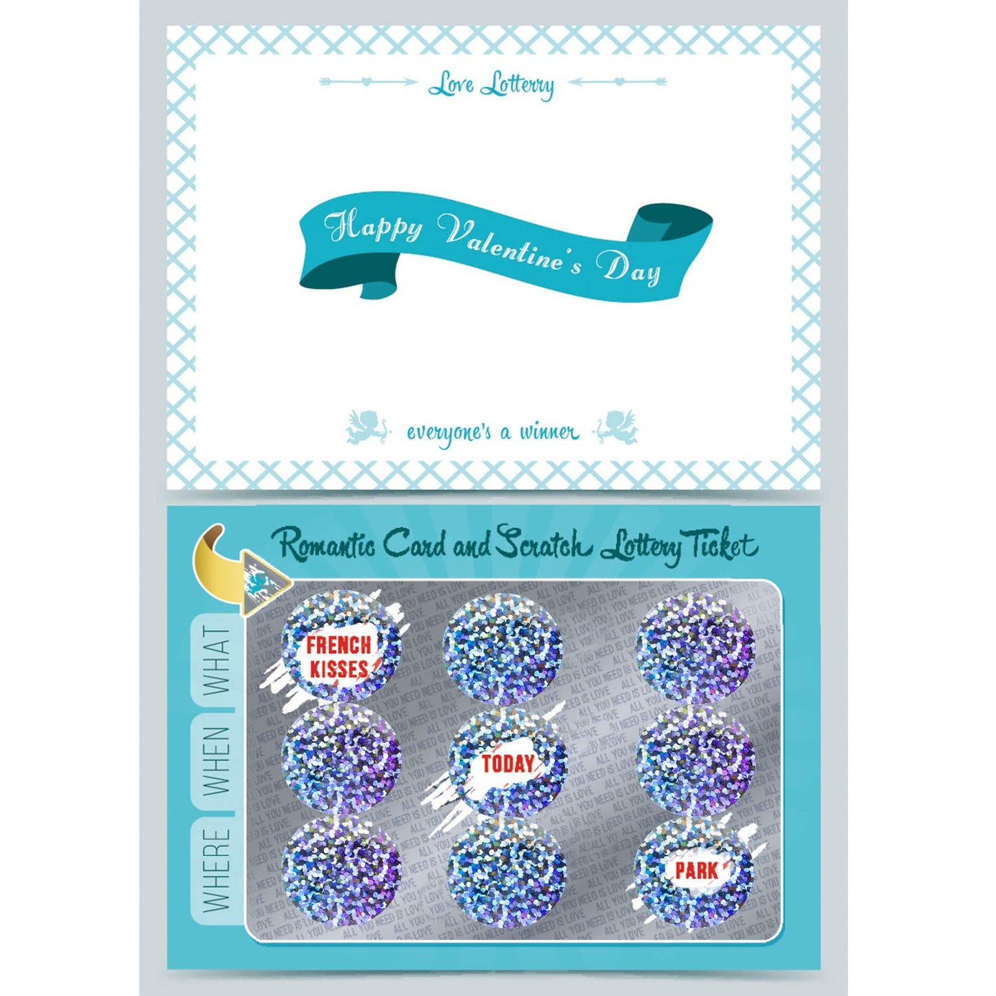 Leinuosen 1000 Pieces Scratch Offs Sticker DIY Holographic Circle Stickers Round Silver Hologram Glitter Labels Make Your Own Lottery Ticket Gift for Office Party Games,1 x 1 Inch Circle