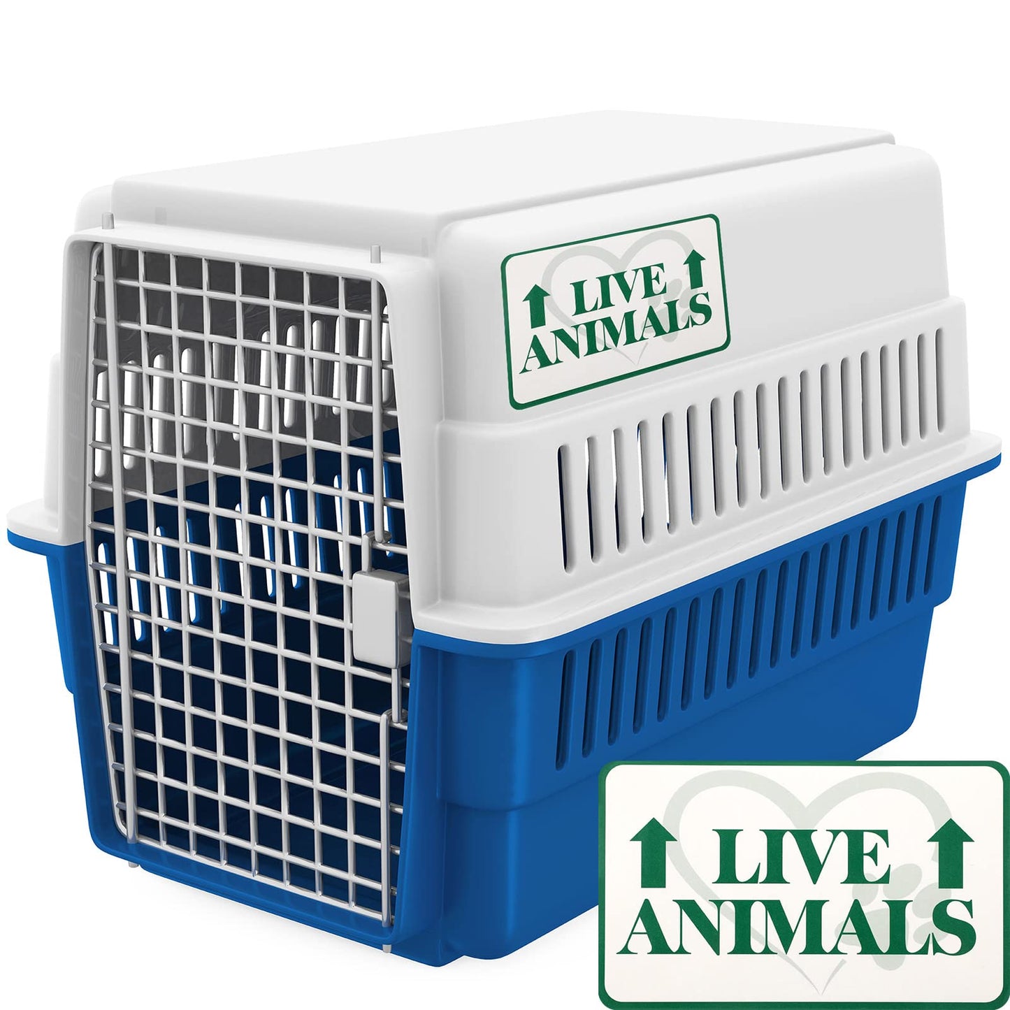 20 Pcs Live Animal Label Set Pet Passport Pouch Fragile Live Animal Travel Stickers for Airline Cargo Crates Shipping and Packing
