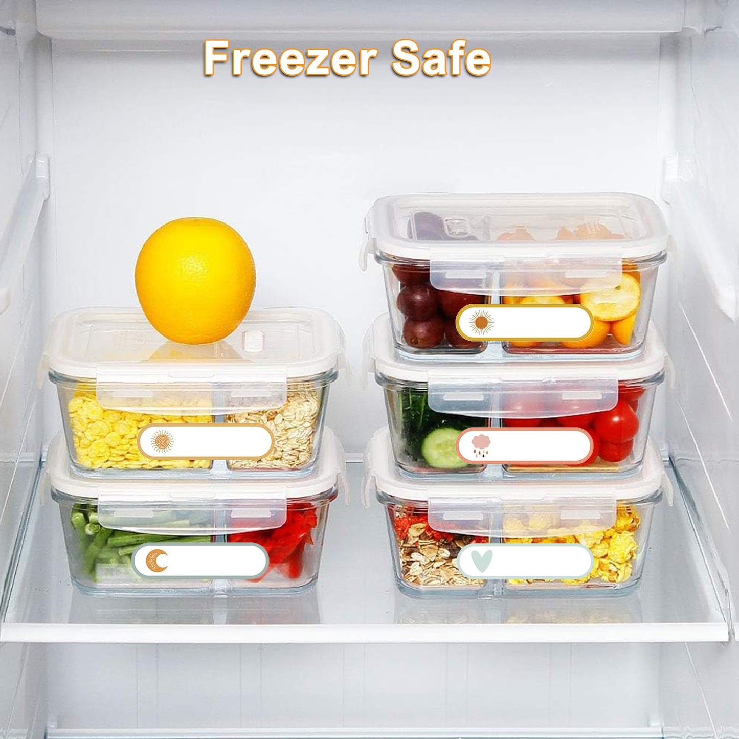 128 Pcs Baby Bottle Labels for Daycare, Waterproof Name Labels for Daycare, School Name Label Stickers for Kids, Self - Laminating Self Adhesive, Name Tags Stickers