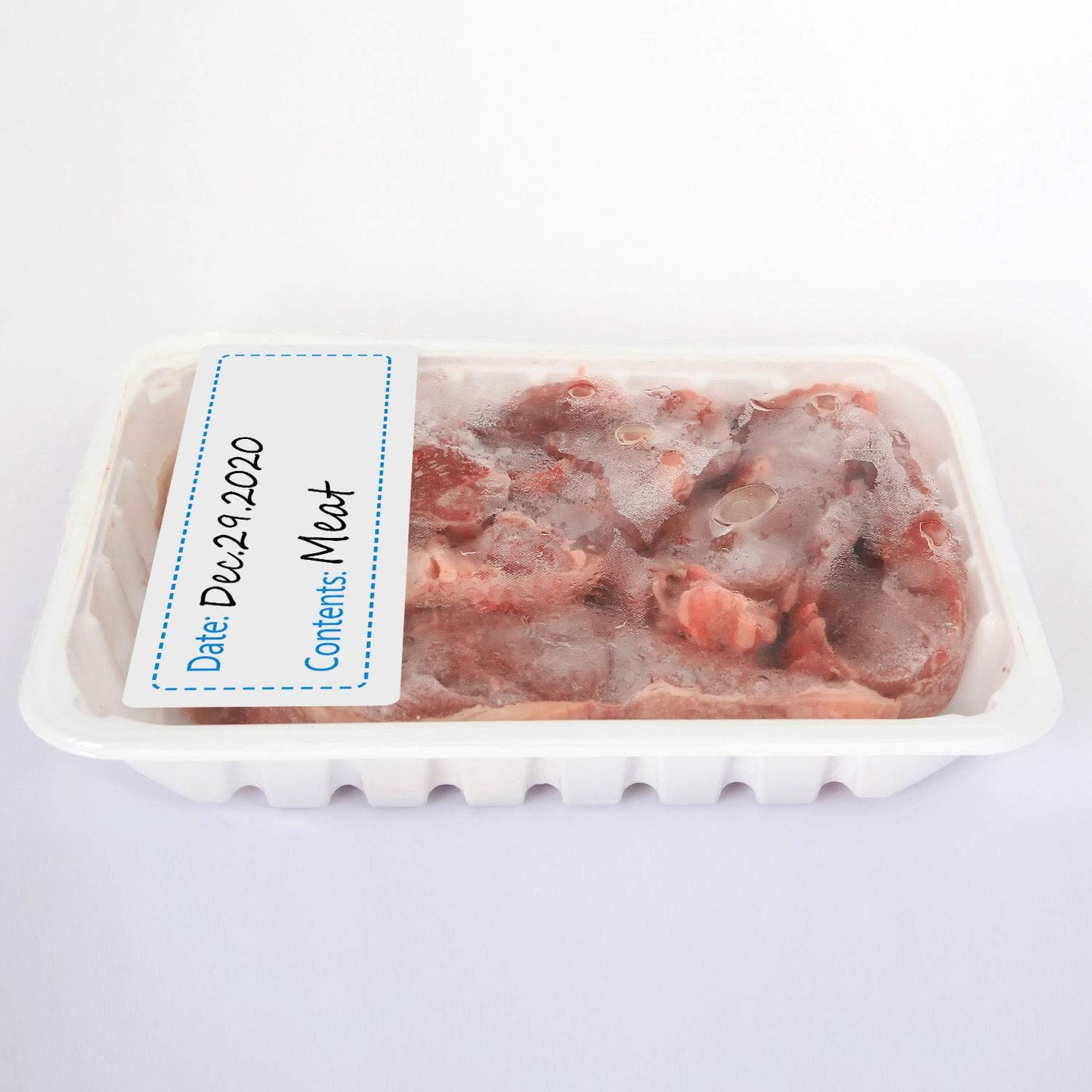 Removable Freezer Labels for Food Storage Blue 1x3inch 500pcs