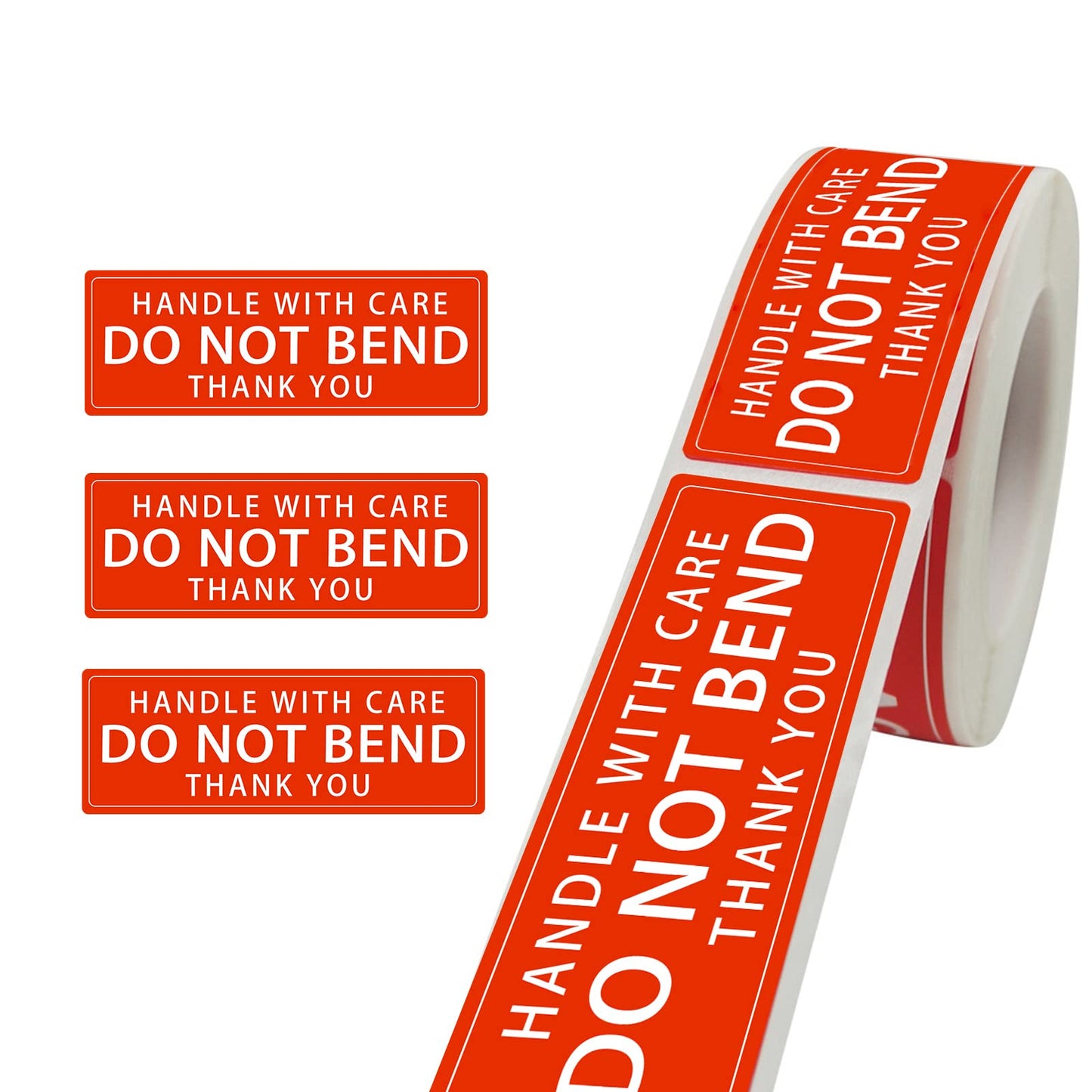 3" X 1" Handle with Care - Do Not Bend - Thank You Shipping Stickers Labels, 250PCS Per Roll Tz-ys-ha