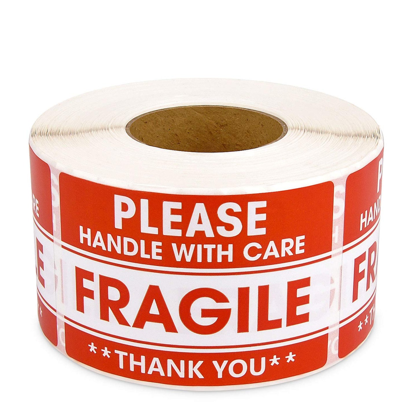 Methdic 2"x 3" Fragile Stickers 500 Labels Per Roll Strong Adhesive (Handle with Care,Do Not Drop,Thank You) Labels for Shipping and Moving 2" x 3" | 500 Labels