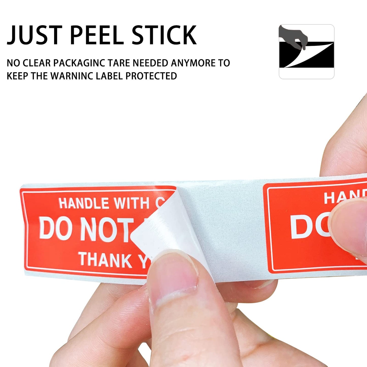 3" X 1" Handle with Care - Do Not Bend - Thank You Shipping Stickers Labels, 250PCS Per Roll Tz-ys-ha