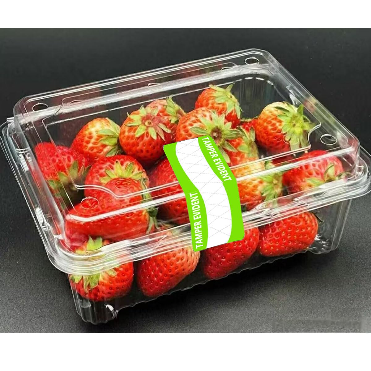 Tamper-Evident Direct Thermal Label, 2.2" x 6" Tamper-Evident Food Sealed for Freshness and Safety Labels,Package Sealed for Drink,Gift Packing(Pack-300)(Green)