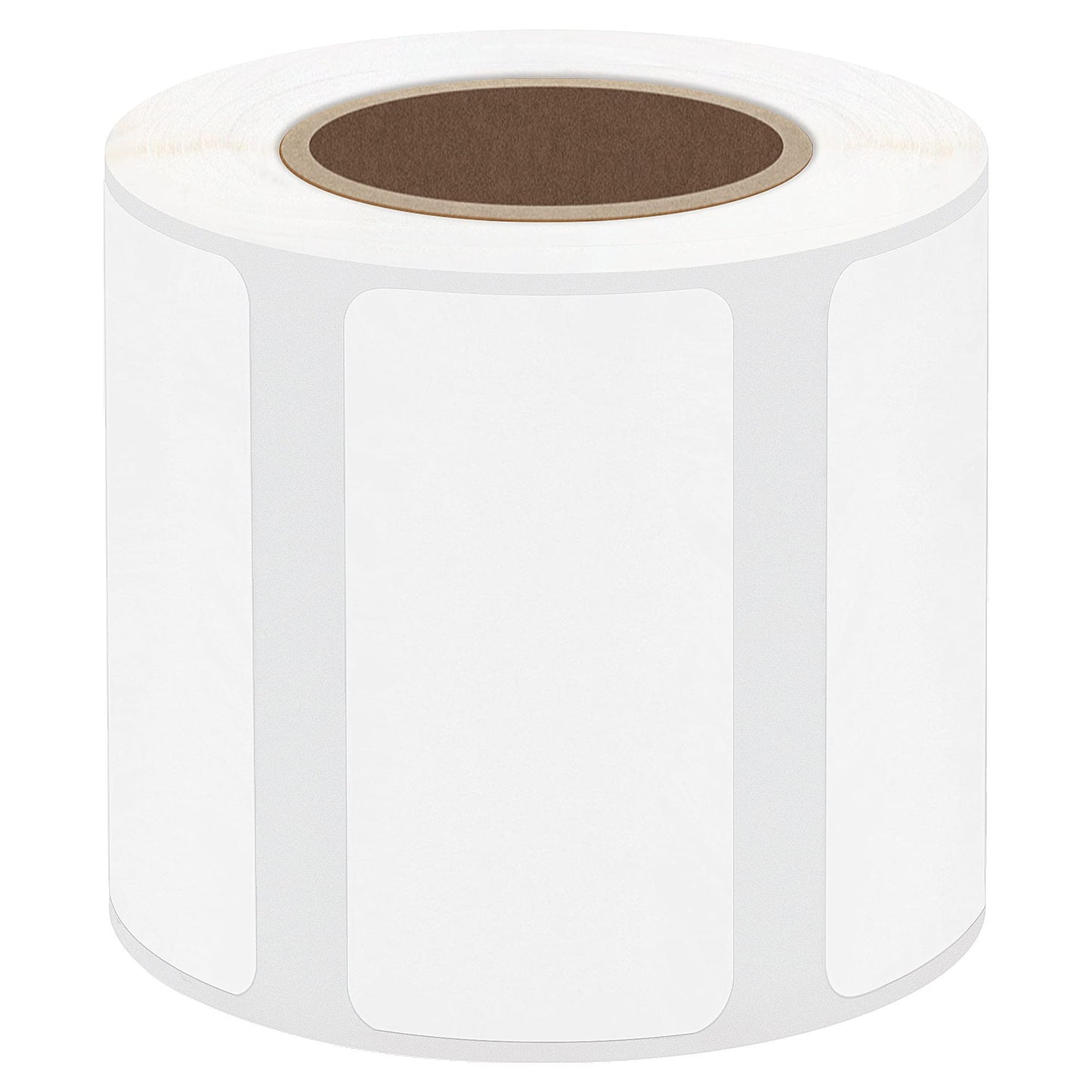 Hybsk 40x20mm Portable Printer Label Paper Multi-Purpose Tear Resistant Direct Thermal Labels Self-Adhesive Stickers Compatible with P50 Label Maker (40x20mm,White Lable,2 Rolls)