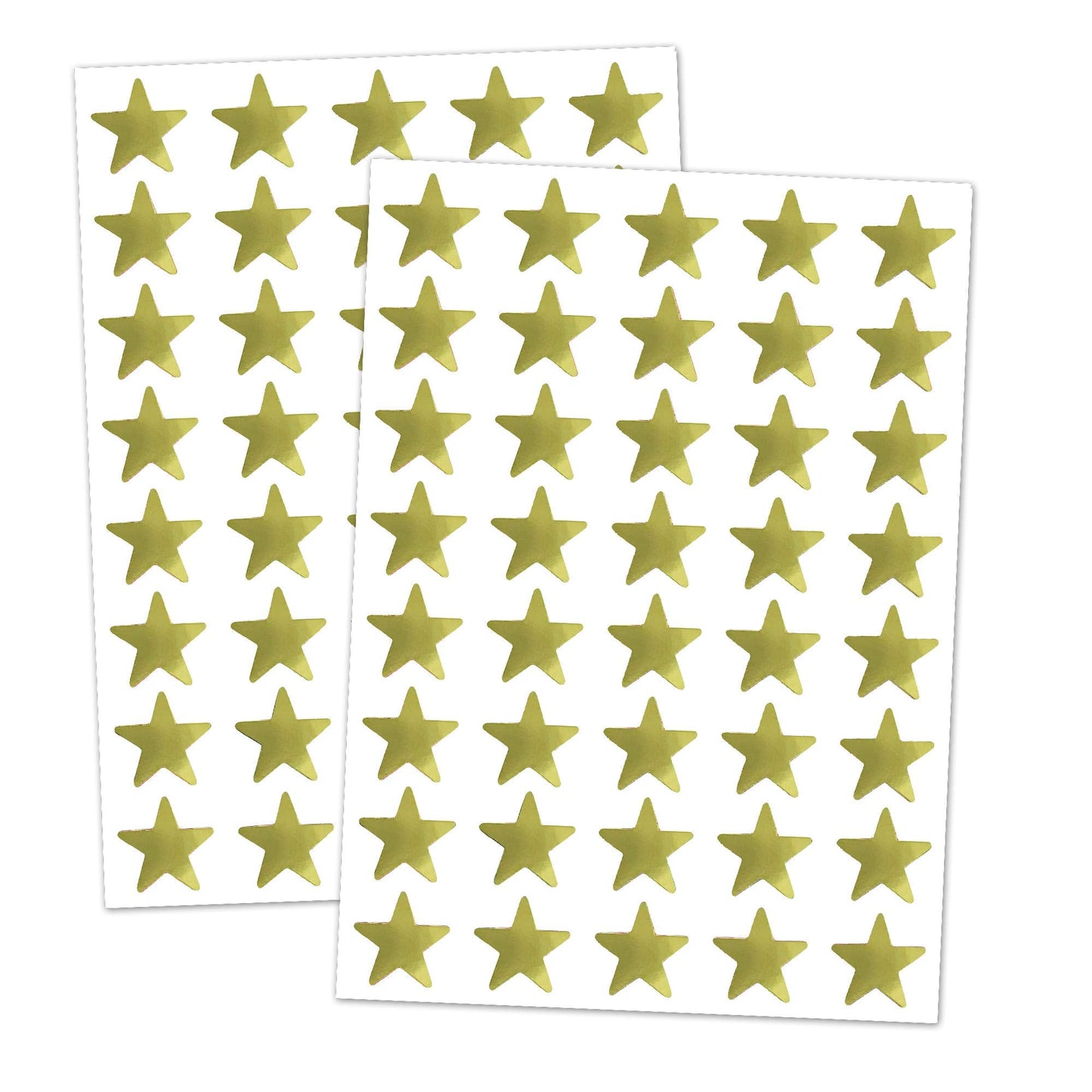 5000 Pack, Gold Foil Star Metallic Stickers, 0.6" Diameter 5000 Pack