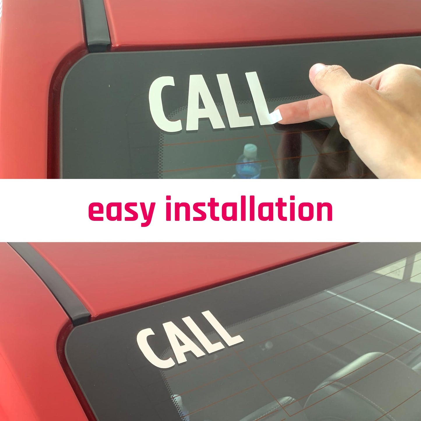 30 Sheets, 2 inch - Large White Vinyl Letter Stickers, Self Adhesive Stick on Alphabets, Waterproof Outdoor Use 30 Sheets