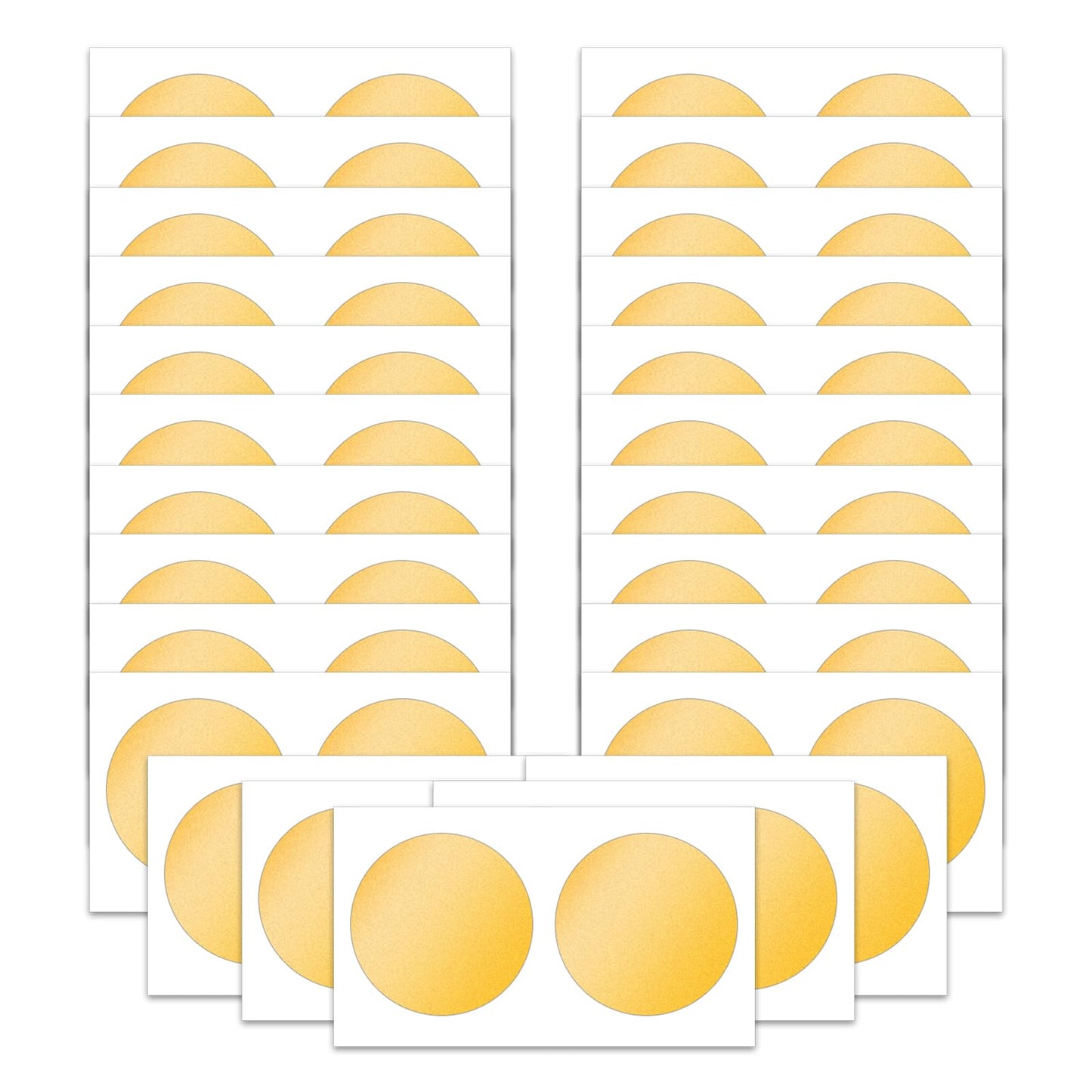50 Pack Scratch Off Stickers Scratch Off Labels 1.97‘’ Round Circle Self-Adhesive Scratch Off Cards for Lottery Tickets DIY Raffle Card Creating Ticket Games Reward Card(Gold)