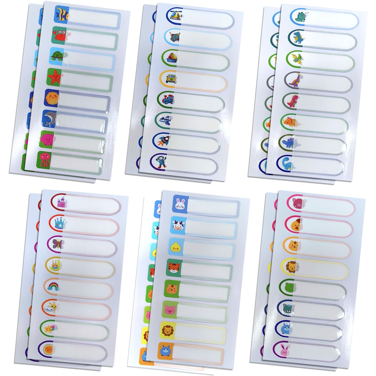96Pcs Personalized Name Labels Back to School Label Sticker for Kids School Labels for Kids Waterproof Name Tag Stickers