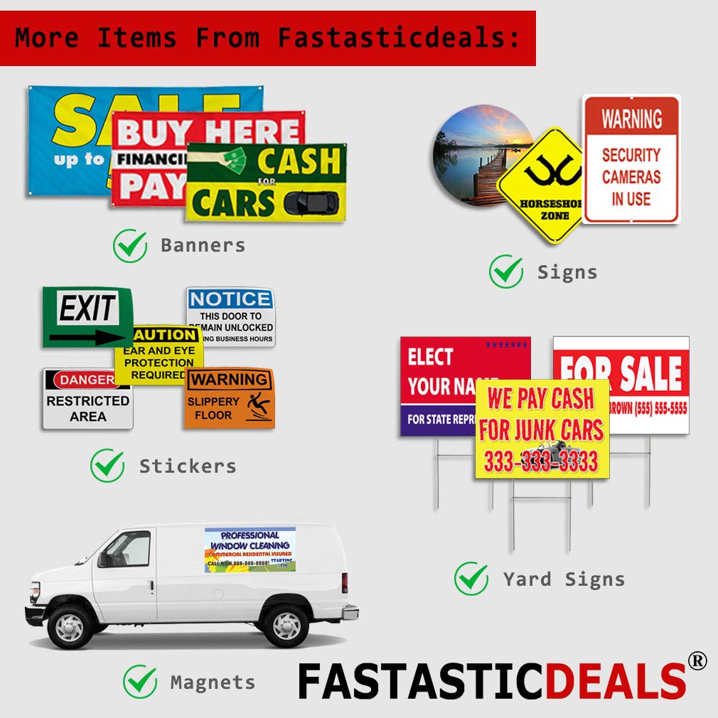 Exit Floor Decals Red Black Anti-Slip Round Shape D Business Industrial Signs Stickers 17Inches Longer Side