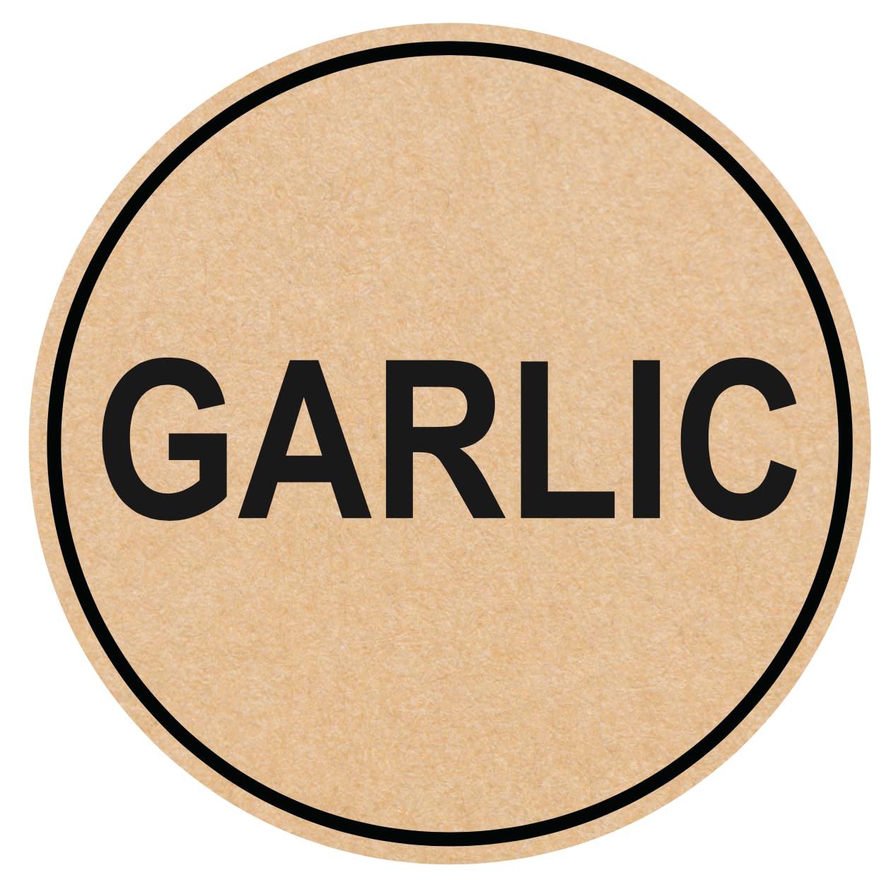 1.5 inch 300 PCS Garlic Stickers Adhesive Removable Stickers for Food Rotation Package