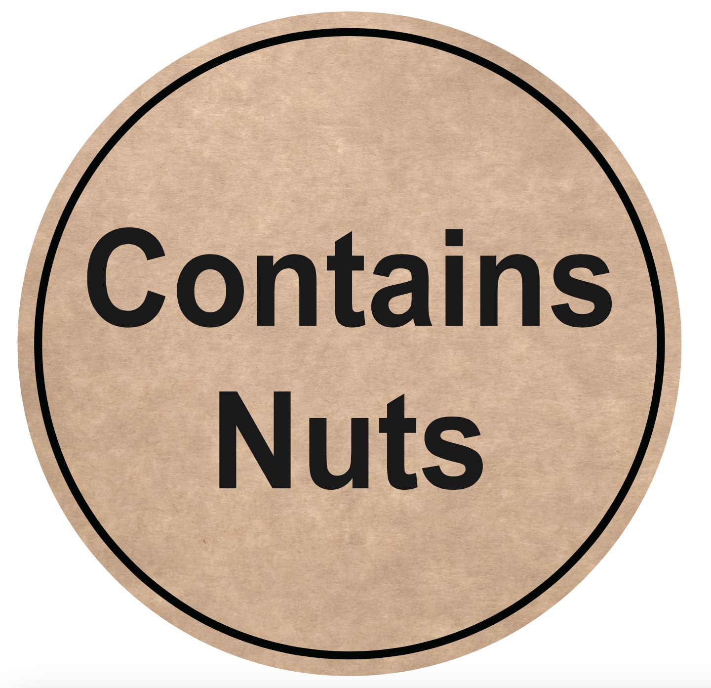 1.5 inch 300PCS Contains Nuts Stickers Removable Stickers for Food, Kitchen