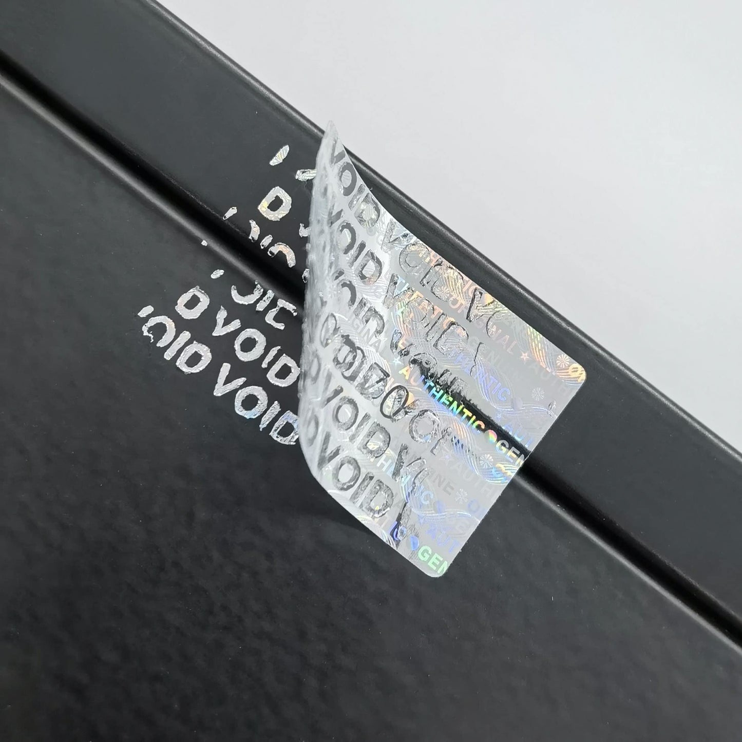 1.18X0.79 inch Silver High Security Tamper Evident Seal Warranty Void Original Genuine Authentic Hologram Labels/Stickers w/Unique Sequential Serial Numbering Tamper Proof Stickers(100) 100