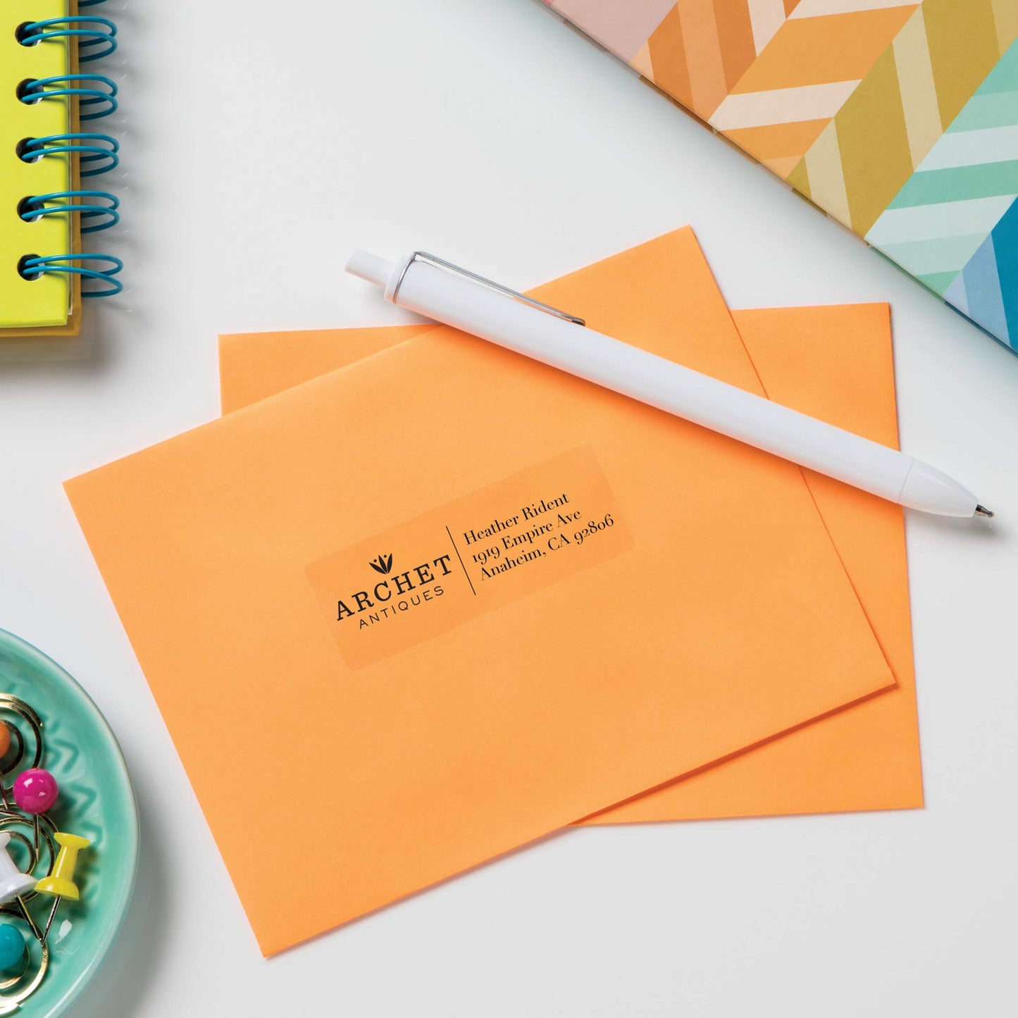 Avery Printable Address Labels with Sure Feed, 1" x 2-5/8", Glossy Clear, 300 Blank Mailing Labels for Laser and Inkjet Printers (6521) 1" x 2-5/8" 300 Labels