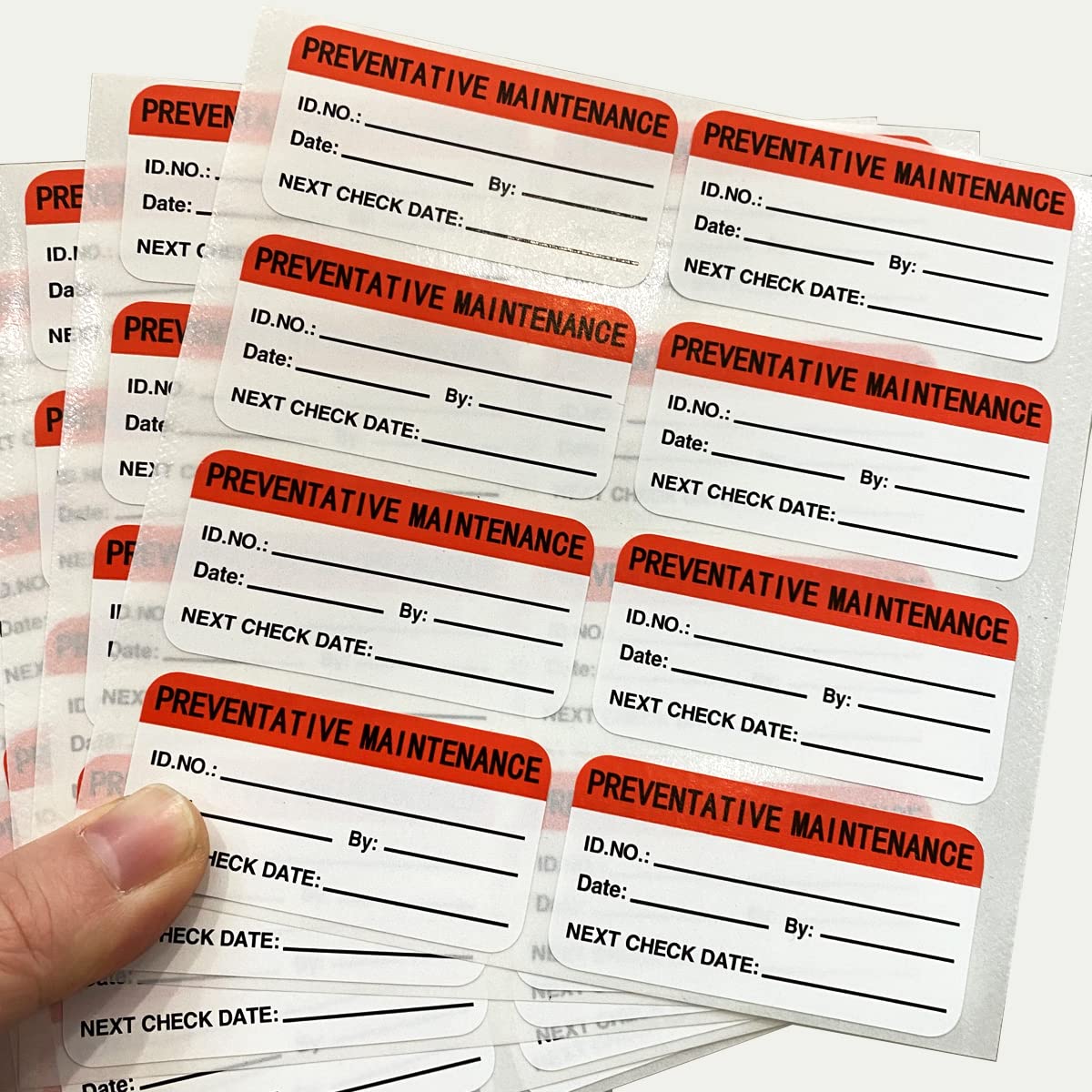 2x1 Inches Preventative Maintenance Labels,Inspection Safety Label by/Date/Next Stickers,Inventory Shipping Pallet Stickers,200 Pcs.
