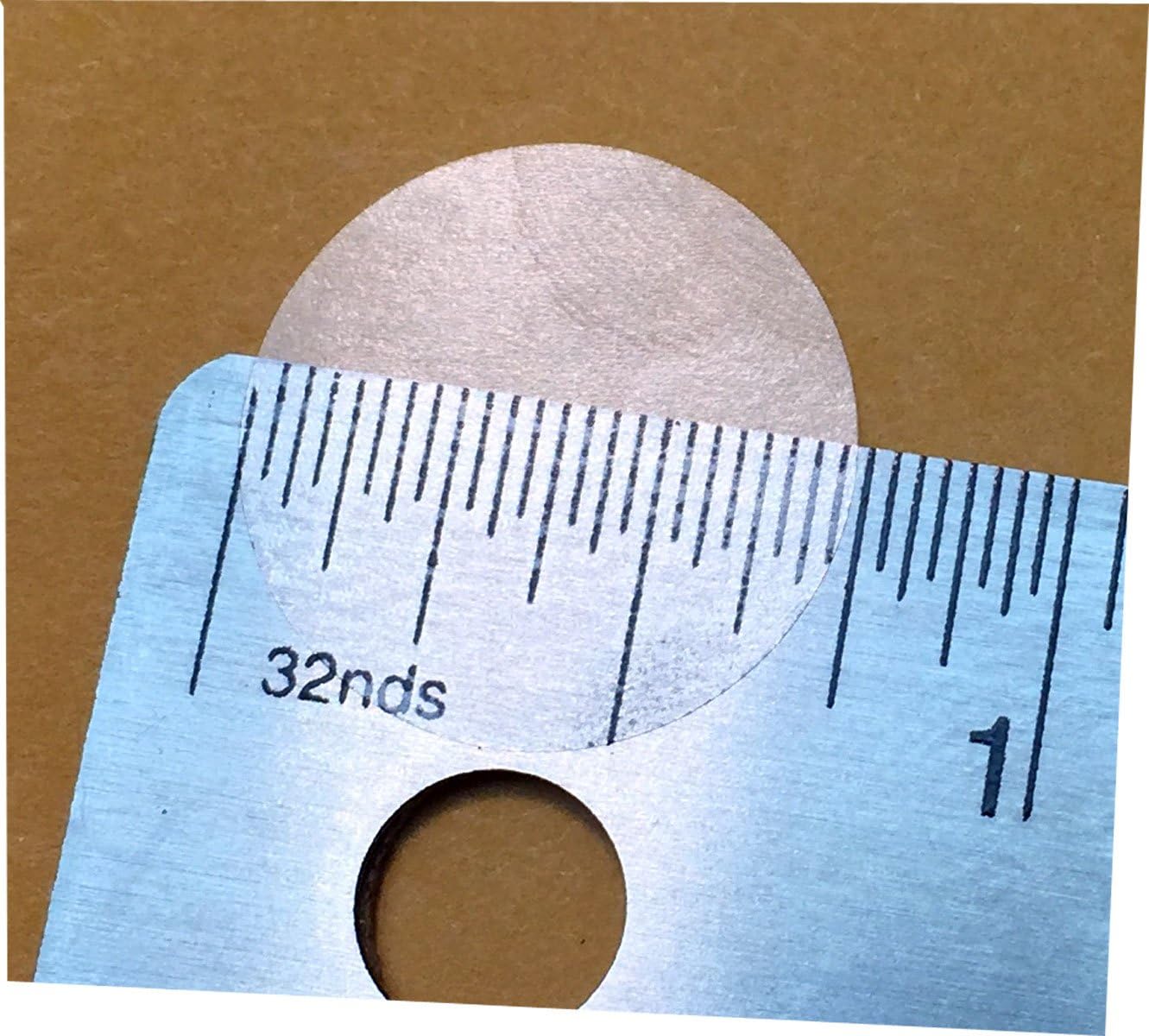 Ultra Clear Retail Envelope Seals for Mailing Packaging 3/4 Inch 500 Adhesive Stickers