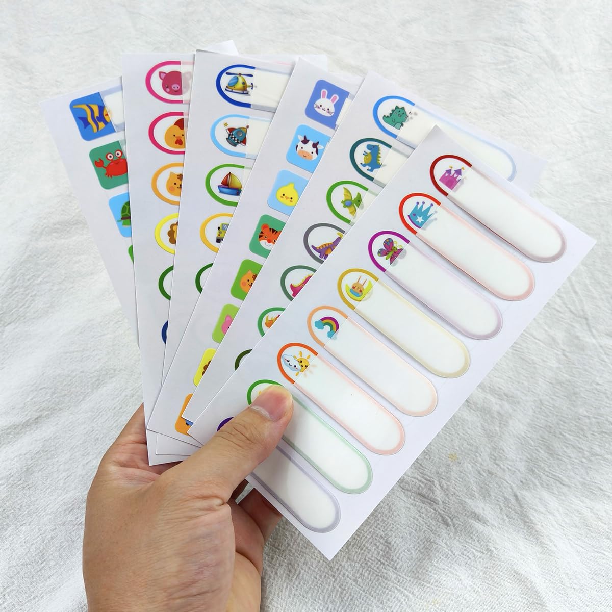 96Pcs Personalized Name Labels Back to School Label Sticker for Kids School Labels for Kids Waterproof Name Tag Stickers