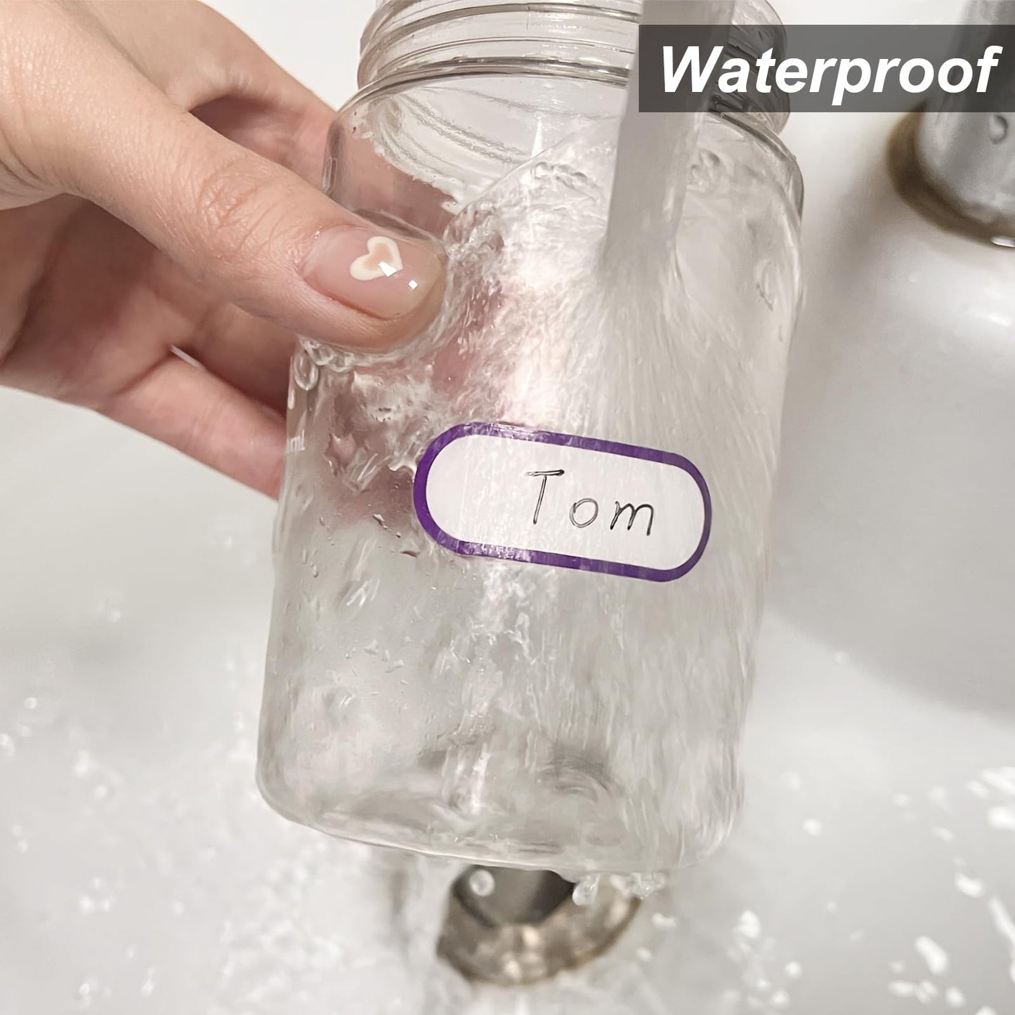 120 Pcs Daycare Labels,Reusable Waterproof Baby Bottle Labels Multipurpose School Name Labels for Kids Water Bottles Lunch Box (120) 120