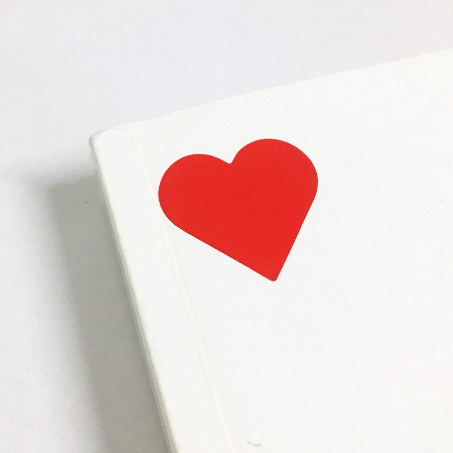 1200 Pack, 1" Red Heart Stickers Labels - 50 Sheets 1" | 1200 Stickers