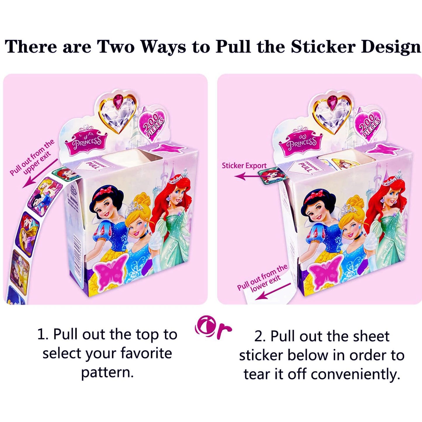 600 Pcs Roll Kids Sticker, 3 Pack in 30 Designs,1-1/2 Inch Self Adhesive Label Cartoon Stickers for Kids Teacher Blue