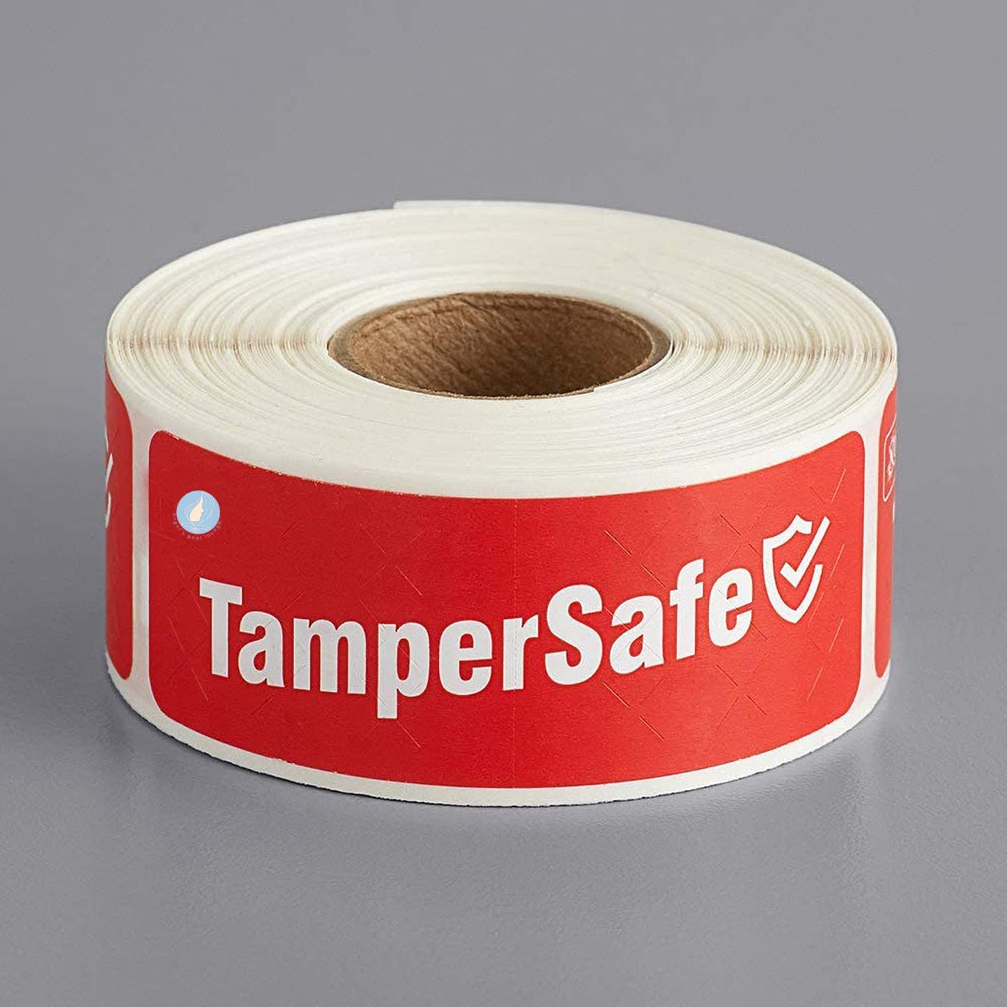 Angel's Peel Lounge Tamper Proof Stickers Roll - Self Adhesive Tape Label Stickers - Easy-to-Apply for Food Labels for delivery of Bags, Cups, Bottles or Boxes – 1x3 Inch – 250 Counts - Red Red Tape