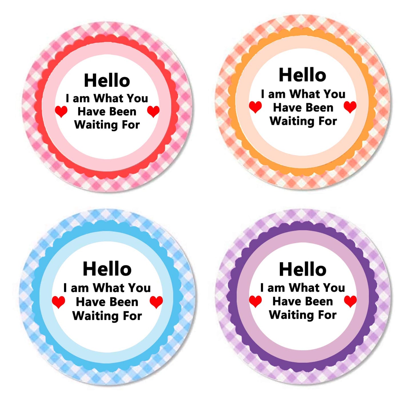 2 Inch Business Thank You Stickers,I'm What You've Been Waiting for Stickers for Package(504 Pcs)