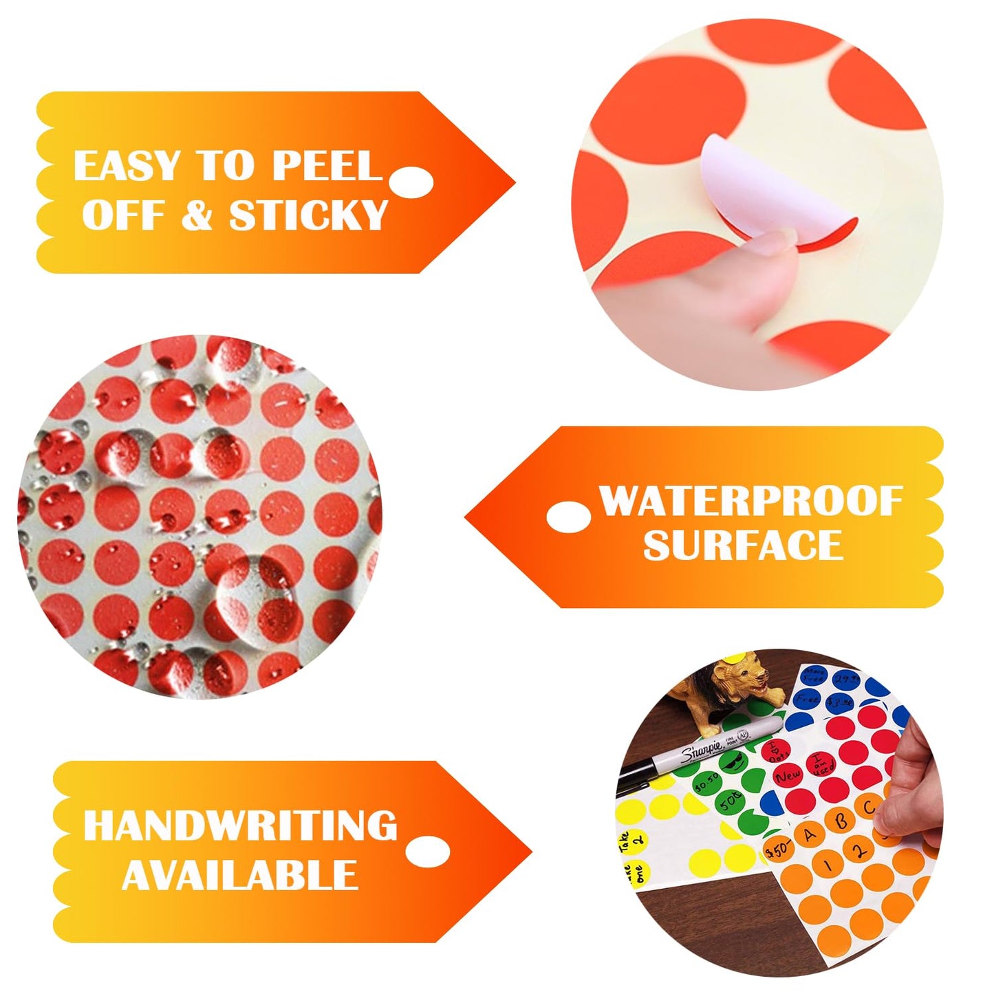 2800 PCS 1/2" Dots Stickers, 14 Colors Small Circle Price Stickers for Garage Sale, Polka Round Color Coding Labels for Toddlers Classroom Office Kitchen Classification Papers 1/2 inch