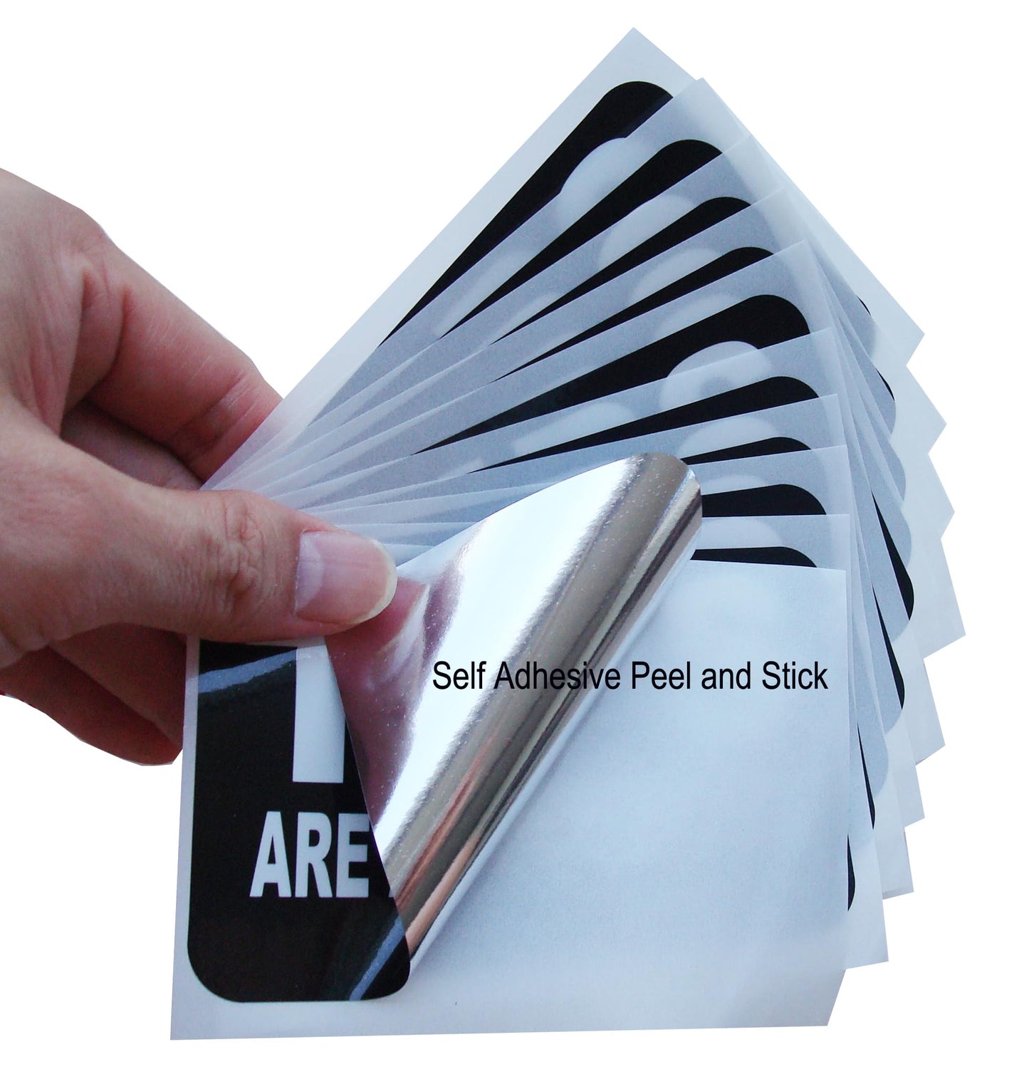 10 Pieces Tips are Appreciated Vinyl Stickers,2.5 inches by 4 inches Self Adhesive Stickers,UV Waterproof Scratch Resistant Film Labels