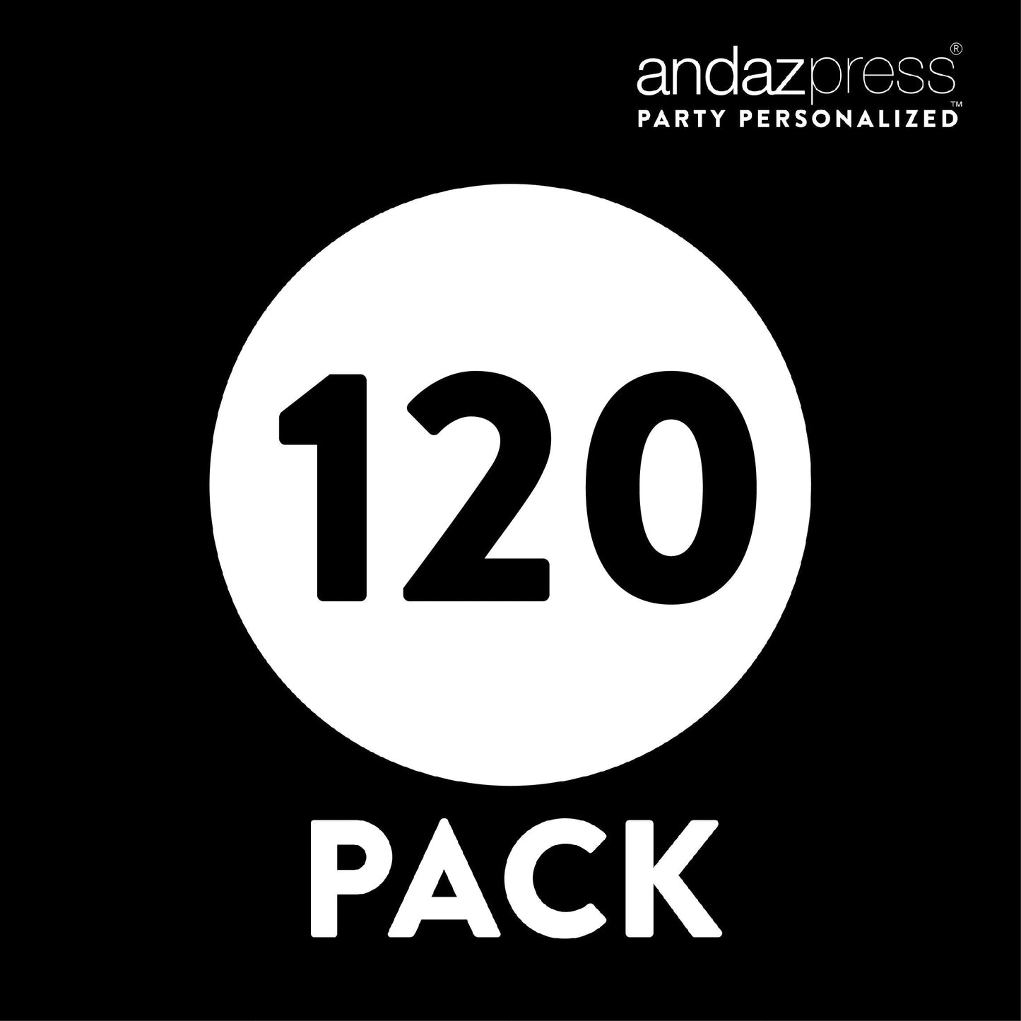 Andaz Press Round Small Business Sticker Labels, 120-Pack, Hand Wash Only, Packaging Stickers