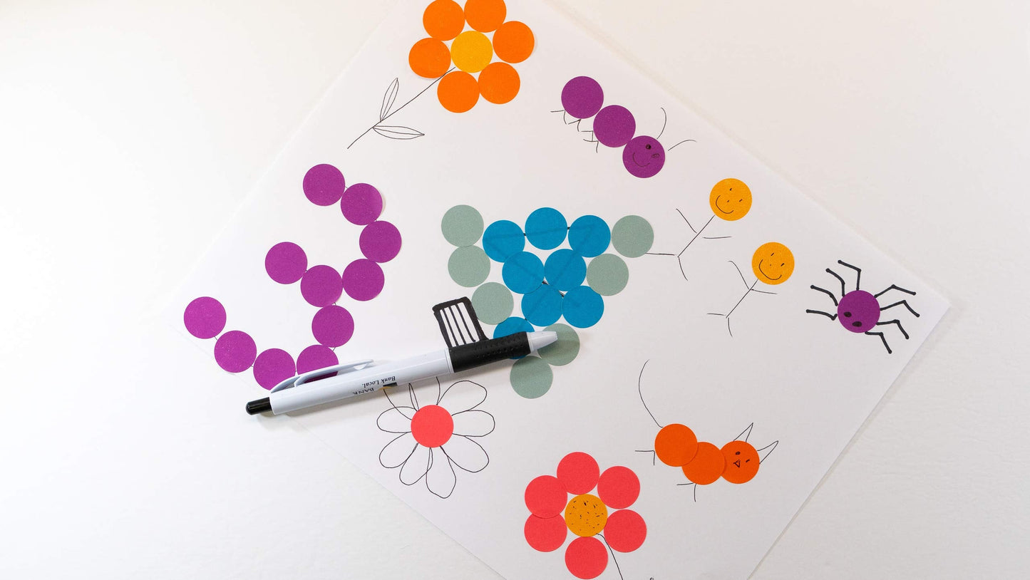 Sunburst Systems 7061 Color Coding Dots 1000 Count Label Sticker, Color Sticker dots, Blank Price Sticker, Office and Classroom Supplies, Butternut