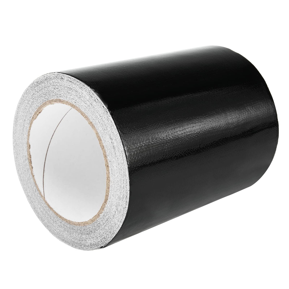 RealPlus 6" x 50' RV Underbelly Tape Waterproof Belly Tape with Permanent Sealing Adhesive for Camper Travel Trailer Mobile Home, Tear Repair Patch Black 6 Inch x 50 Feet
