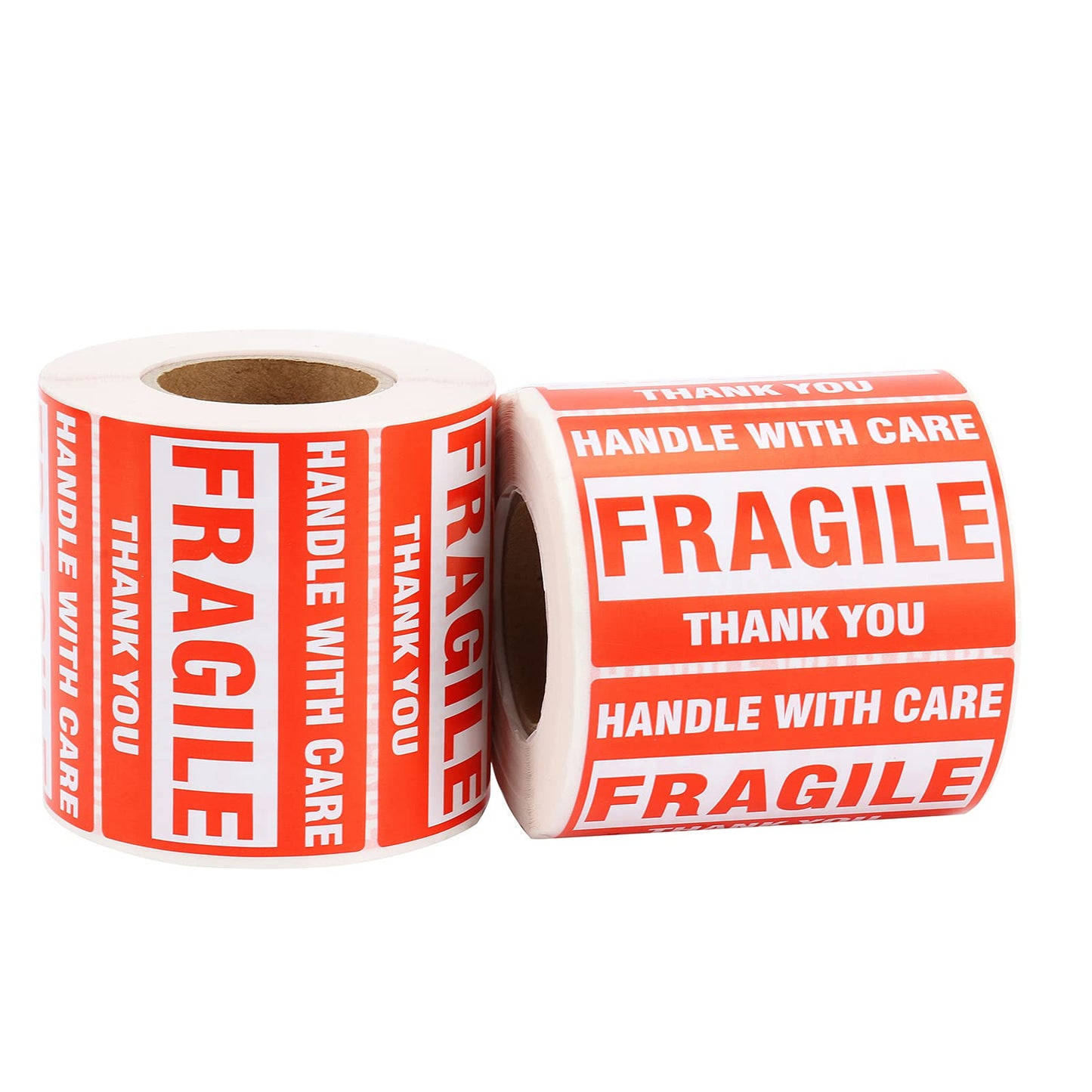 9527 Product 2'' x 3'' Fragile Stickers with Care Warning - Shipping Labels Stickers,500 Labels/Roll (2 Rolls) 2 Rolls