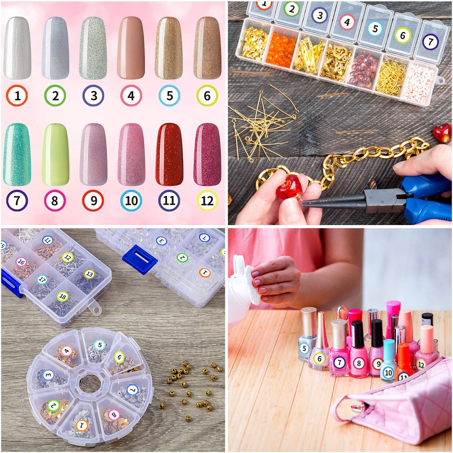 Supervitae 3300 Pcs 30 Sheets Small Number Labels Stickers 1-100 Mini Numbers Round Stickers 0.4 Inch Self Adhesive Labels for School, Office, Classroom, Organizing
