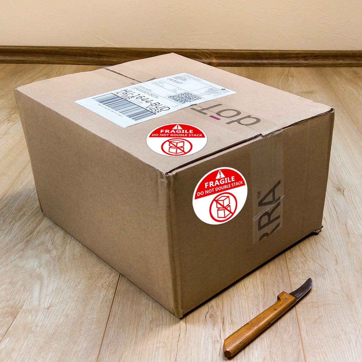 Do Not Stack Shipping Labels,Shipping Warning Stickers for Package,Box,Fragile Stickers,3 Inch 300 Pcs