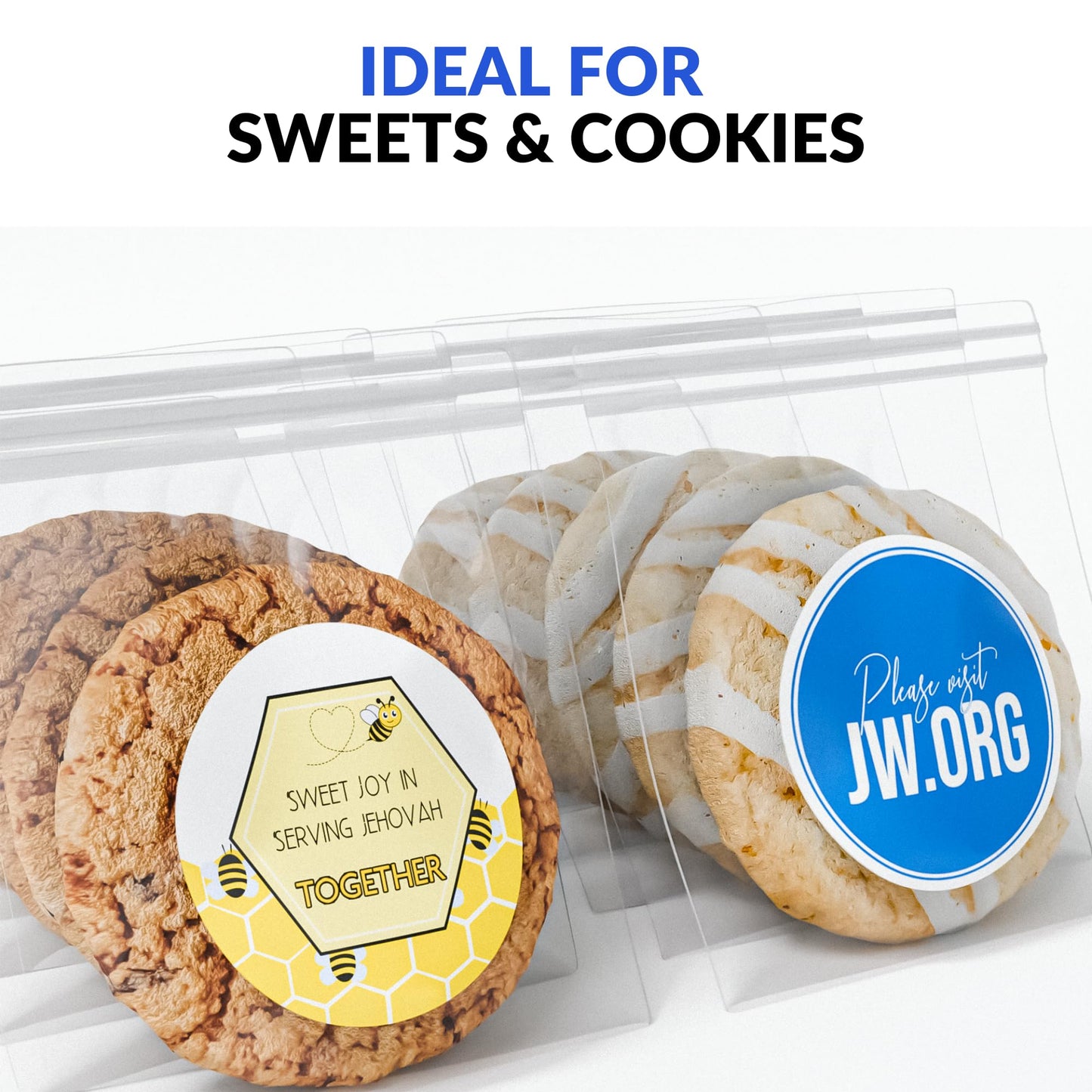 1.9 Inch JW Stickers Pioneer Ideas Bulk, Jehovahs Witnesses Gifts, JW Pioneer School Gifts, JW.org Stickers, Jehovahs Witnesses Ministry Supplies for Convention, Precursores, Field Service