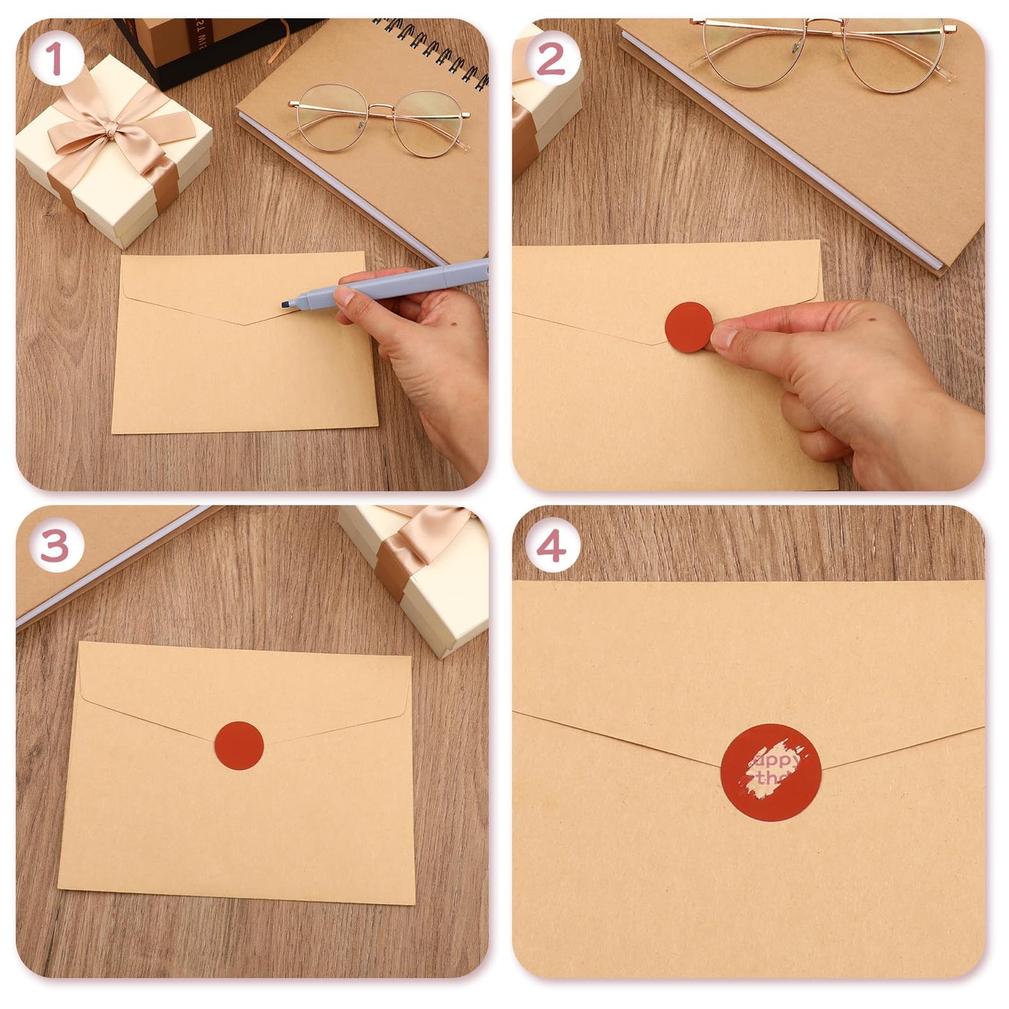300 Pcs 1" Scratch Labels, 5 Colors Round Circle Scratch Stickers Self Adhesive Scratch Off Cards for School Game Lottery Tickets DIY Raffle Ticket DIY Postcard(Gold+Silver+Rose Gold+Gray+Red)