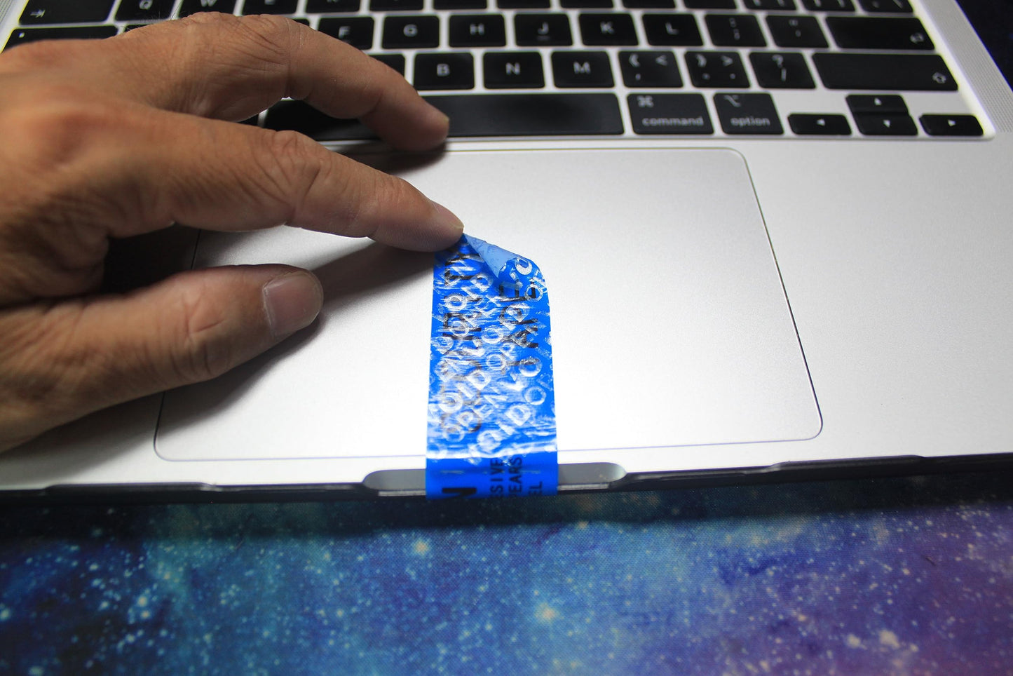 2 Rolls Blue Non-Transfer Tamper Evident Security “VoidOpen” Tapes (1Inch x 50Yards x 2Mil, No Residue Left, Do Not Open if Seal is Broken)