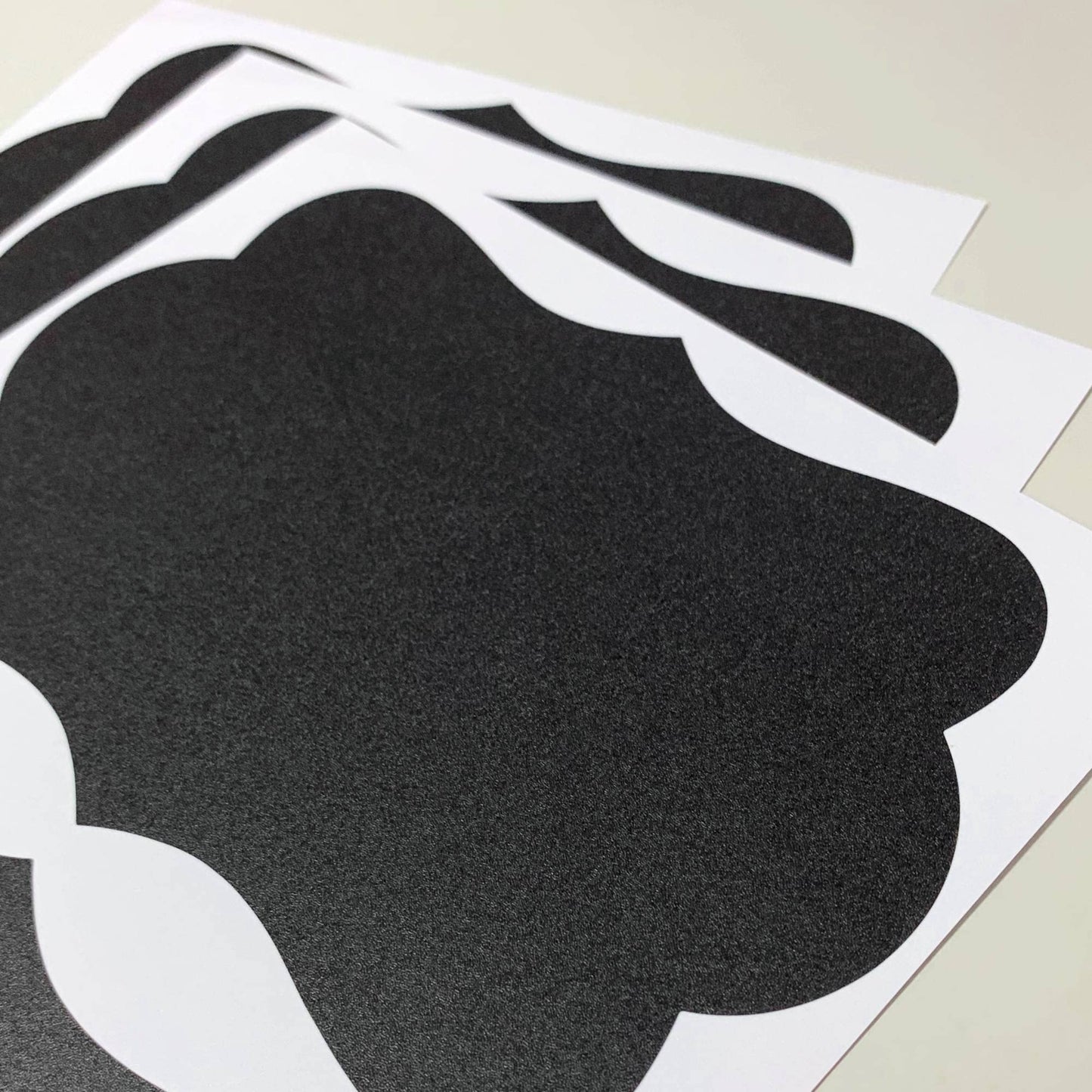 50-Pack, Chalkboard Labels Stickers, Erasable and Reusable - Cloud Design, 6" x 4" 6" x 4"