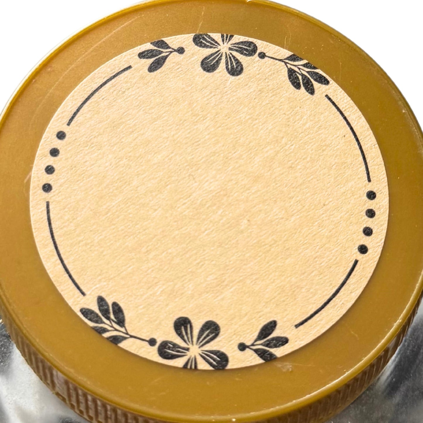 300 Pieces, 2 inch - Canning Labels for Mason Jars, Brown Kraft Jar Stickers to Write On 300 Pieces