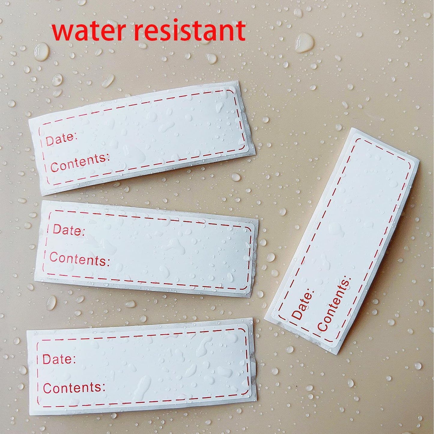 600pcs 1x3Inch Waterproof Food Storage Label Refrigerator Freezer Labels Food Storage Stickers Removable Food Date Label Stickers Self-Adhesive Paper Labels for Baby Feeding Bottle Cup Breastmilk Bag