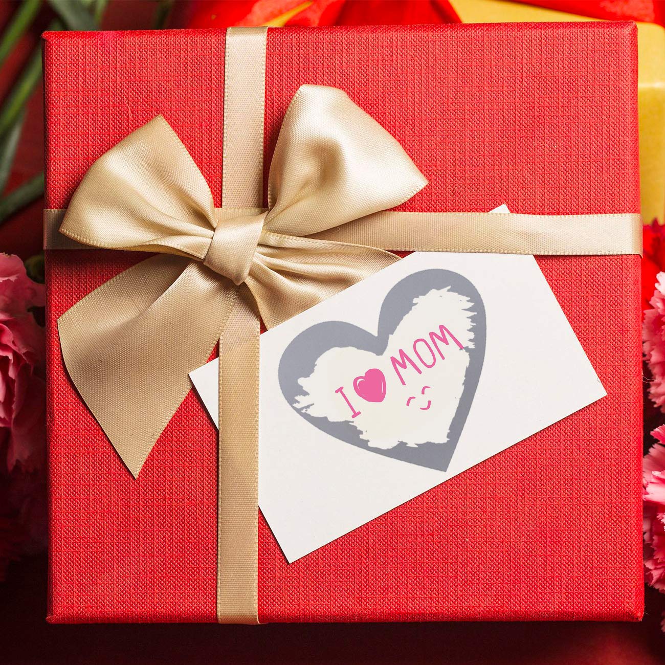 120 Pieces 3 Inch Heart Shape Scratch Off Stickers Labels for DIY Valentine's Day Scratch Off Cards