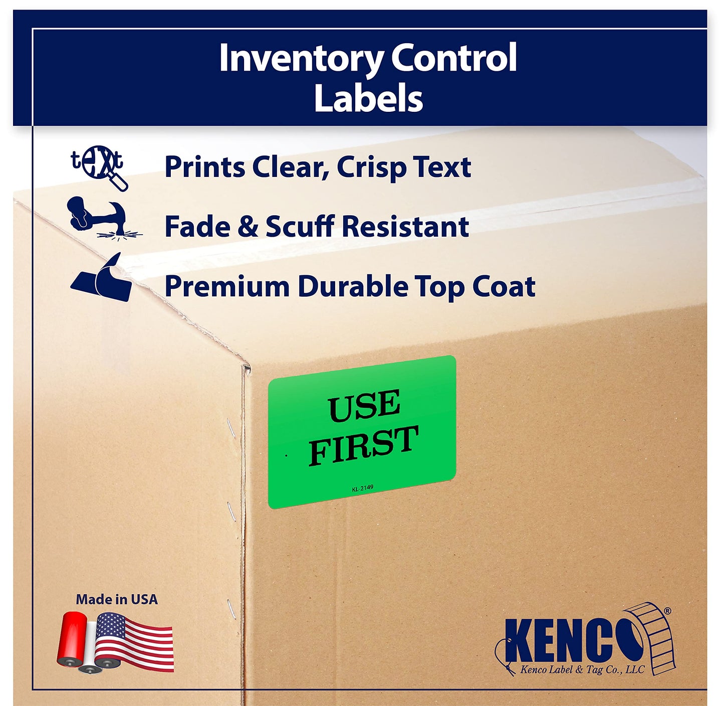 Scrap Labels - 500 3" X 2" Scrap Stickers - Inventory Control and Handling Adhesive 500 Permanent Adhesive Labels Per Roll Made in The USA and Fully Biodegradable (1) 1