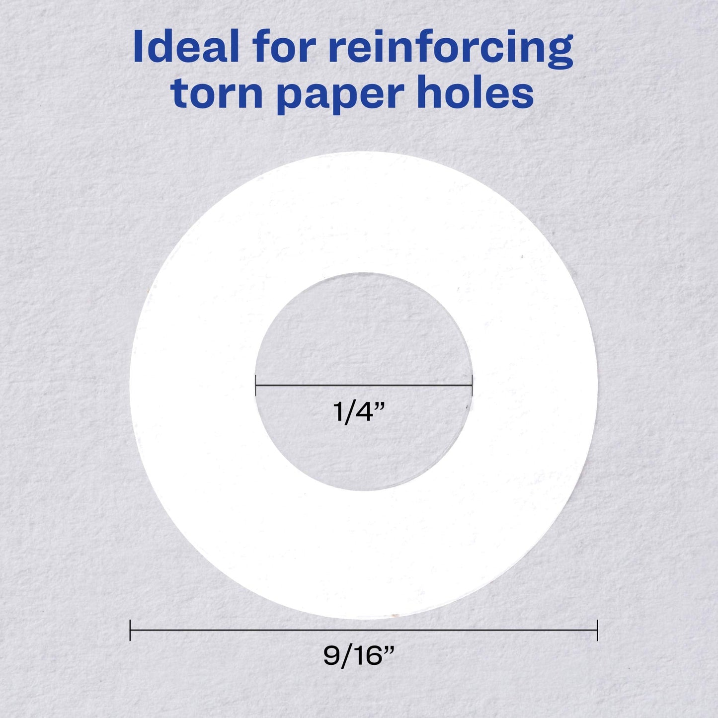 Avery Hole Reinforcement Label Stickers, White, 1,000 Per Pack, 2 Packs, 2,000 Total Labels (05720)