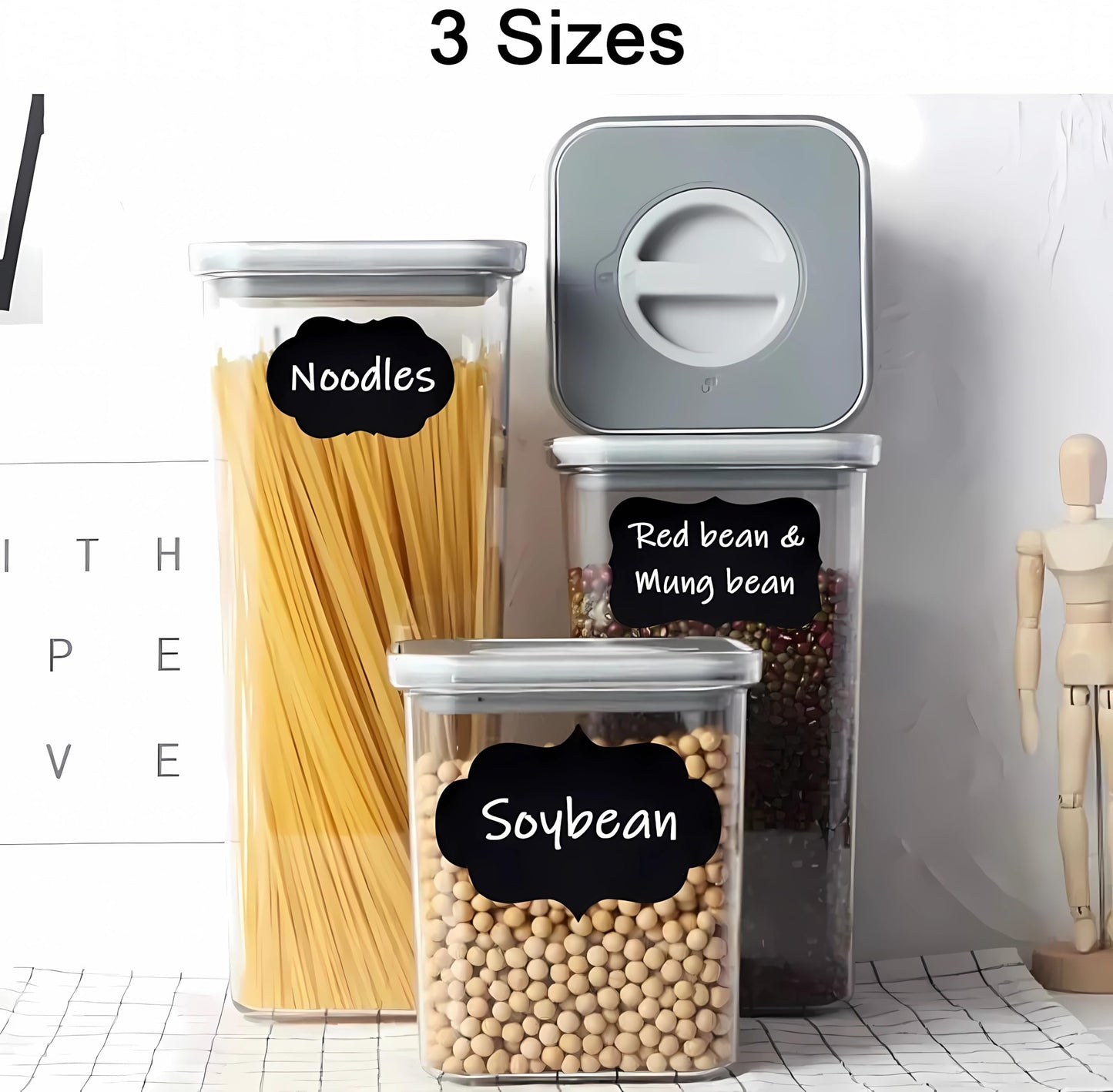 244 Erasable Chalkboard Labels Bulk Includes 2 Chalk Marker,Reusable, Removable,Parties Decoration, Craft Rooms, Weddings, Storage, Marker for Mason Jars, Organize Your Home & Kitchen