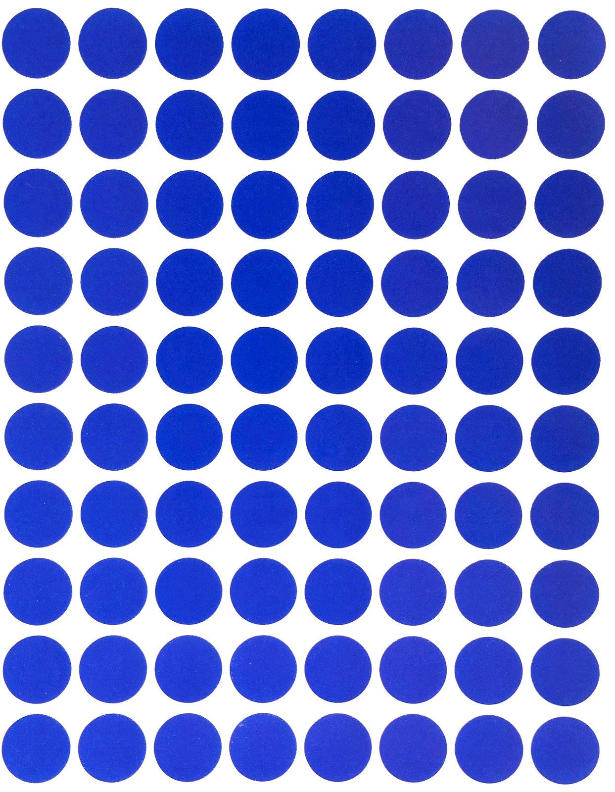 Royal Green Color Coding Labels for Inventory and Labeling Half inch - Circle Blue Dot Stickers 0.5-400 Pack 400