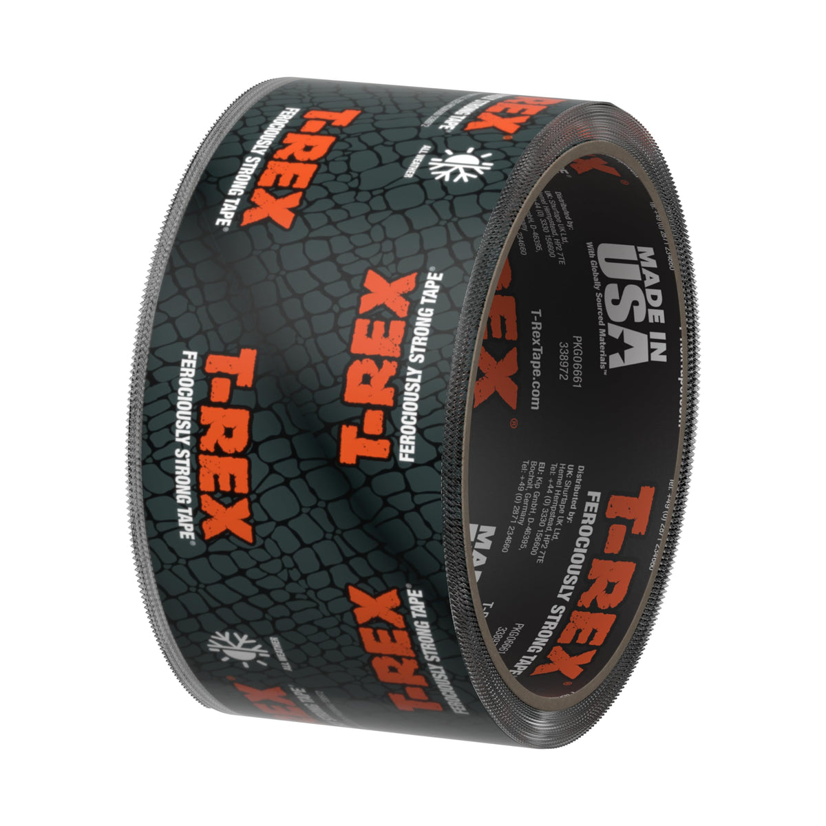 T-REX Ferociously Strong Repair Tape, Sticks to Wet Surfaces, All Weather and UV Resistant, 1.88" x 9 Yards, Clear, 1-Roll (241535)